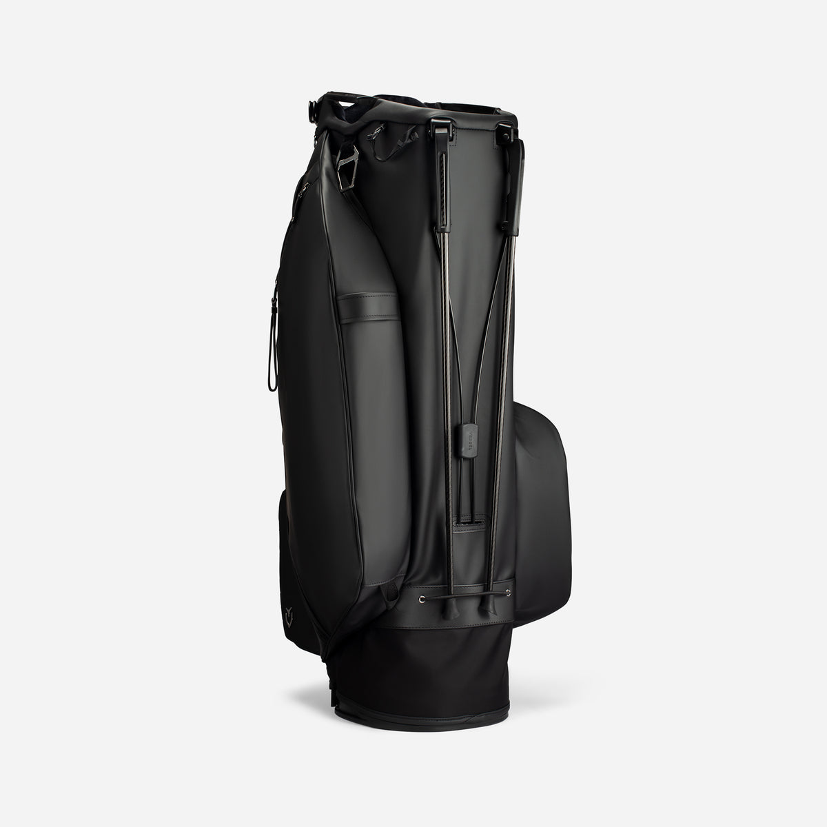 Rear view of Player VI Pro Stand Croc Black golf bag 