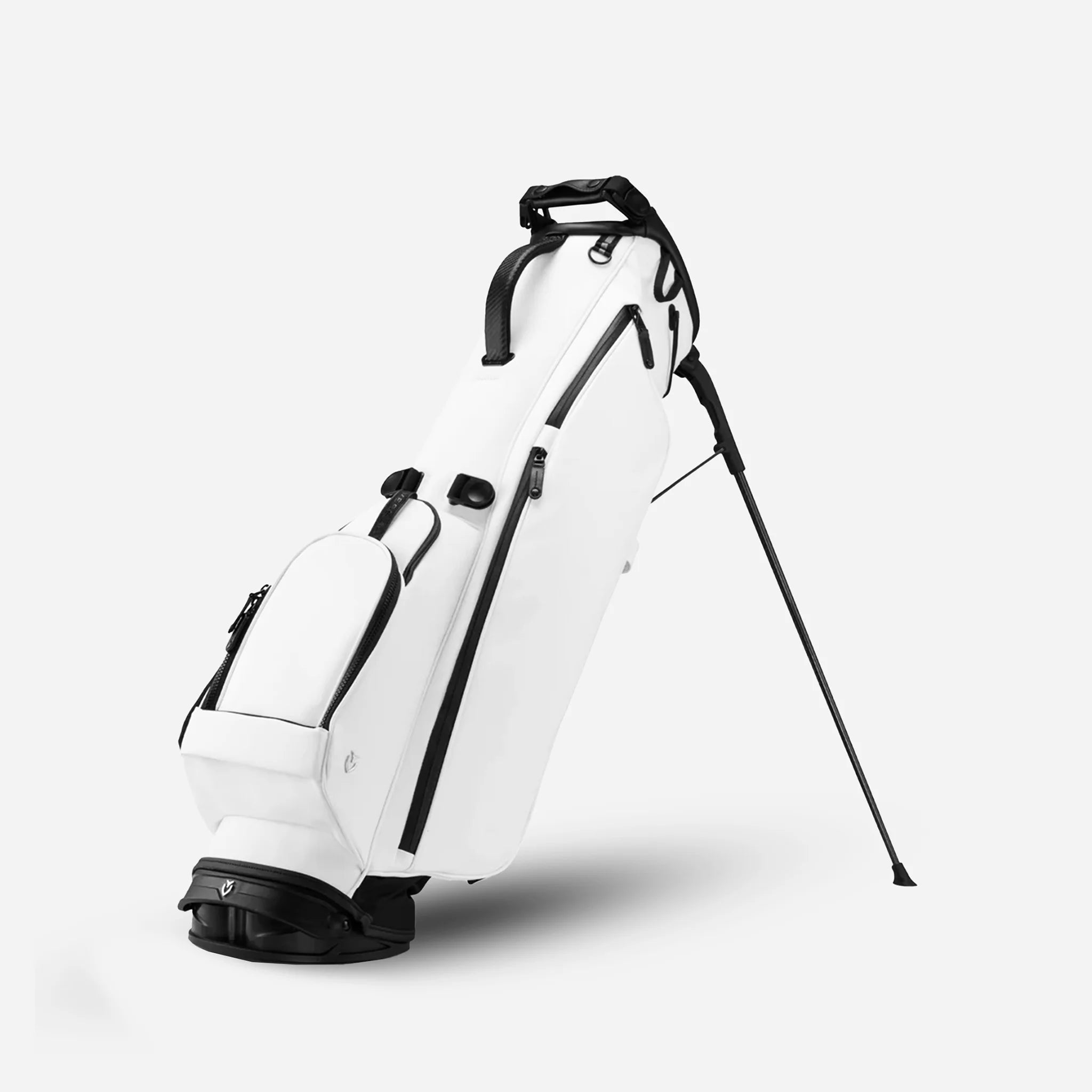 White Custom Sunday III Stand bag on a white background