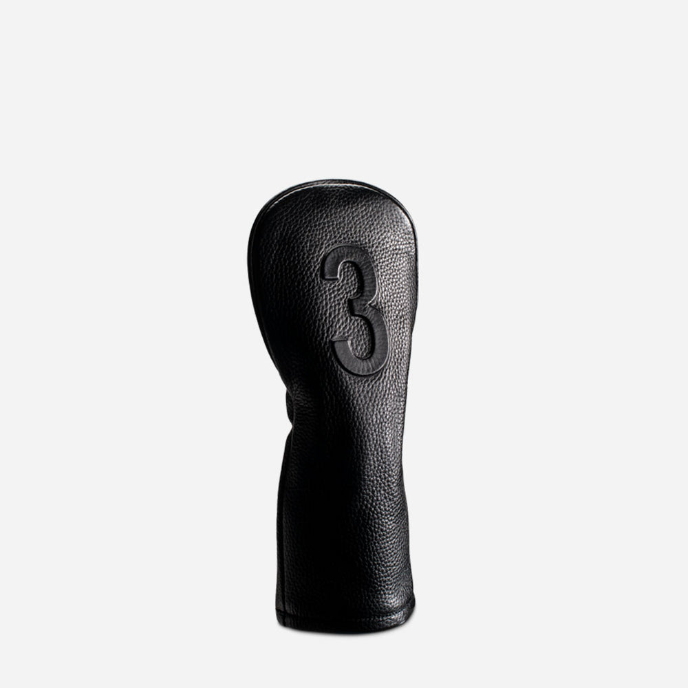 Vessel Lux Embossé Headcover - Driver Black — Pre-Order · Ships April 30th