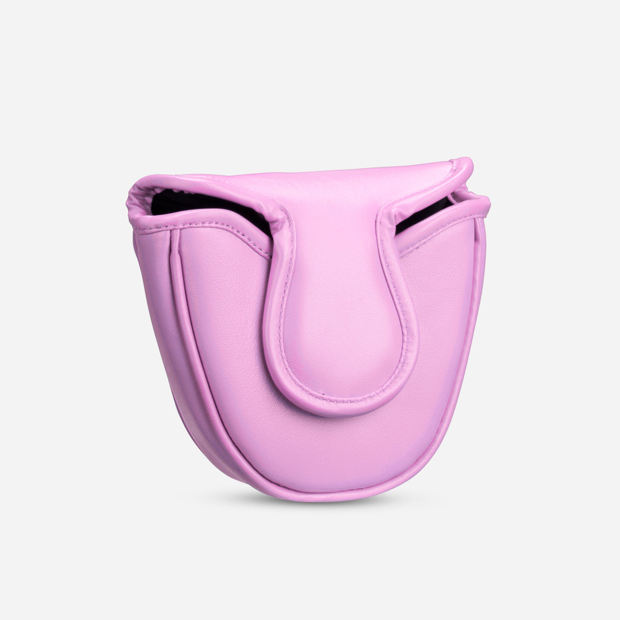 Back of Pink Genuine Leather Mallet Cover #color_pink