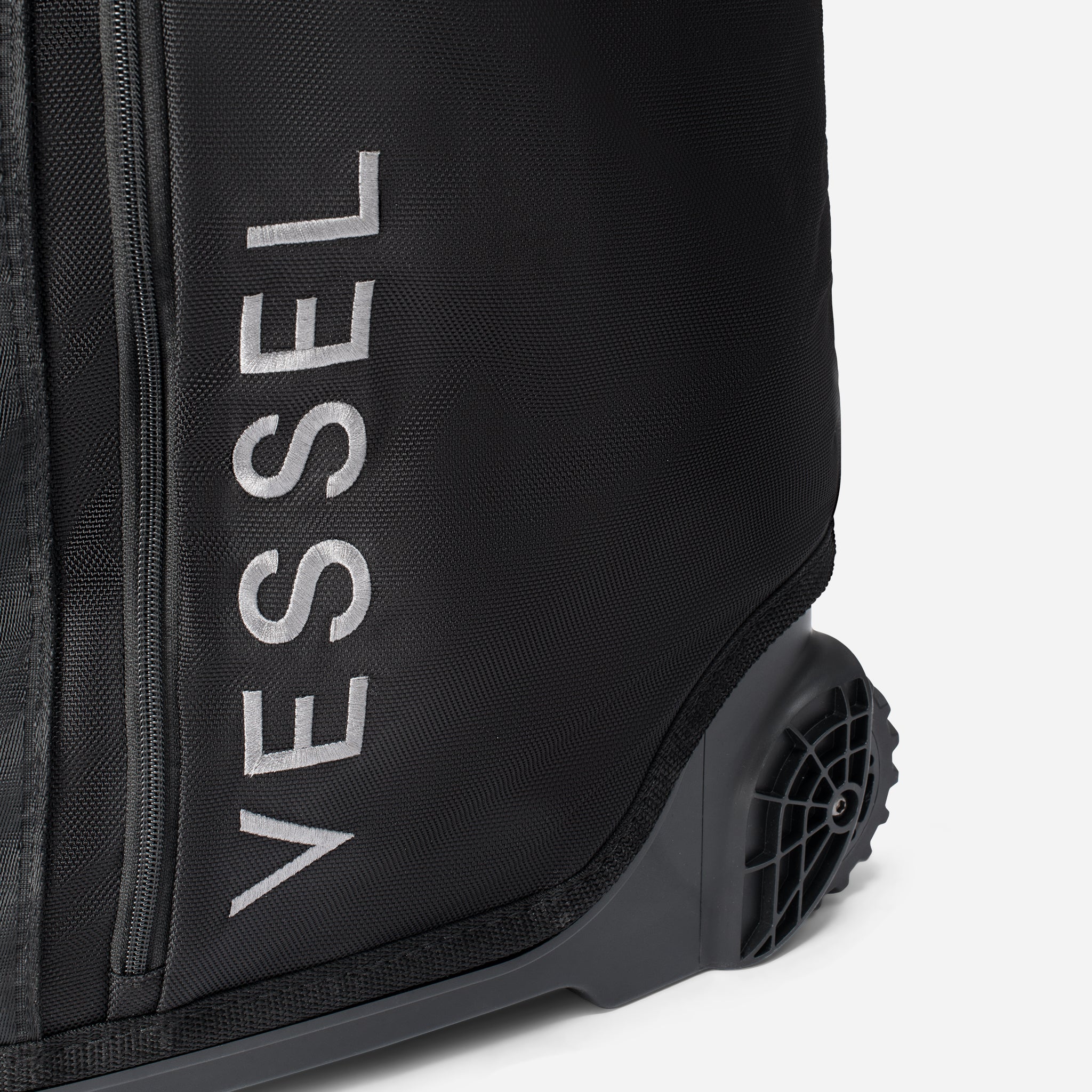 Molded plastic wheels for Golf Travel Case Pro 