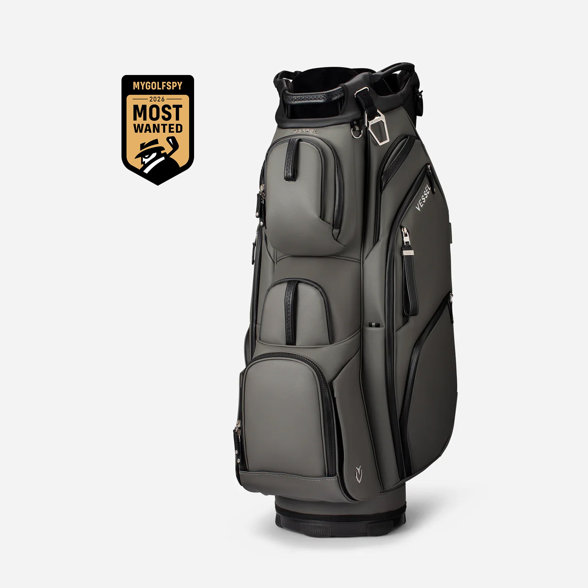 Grey Lux Pro Cart II standing against a white background