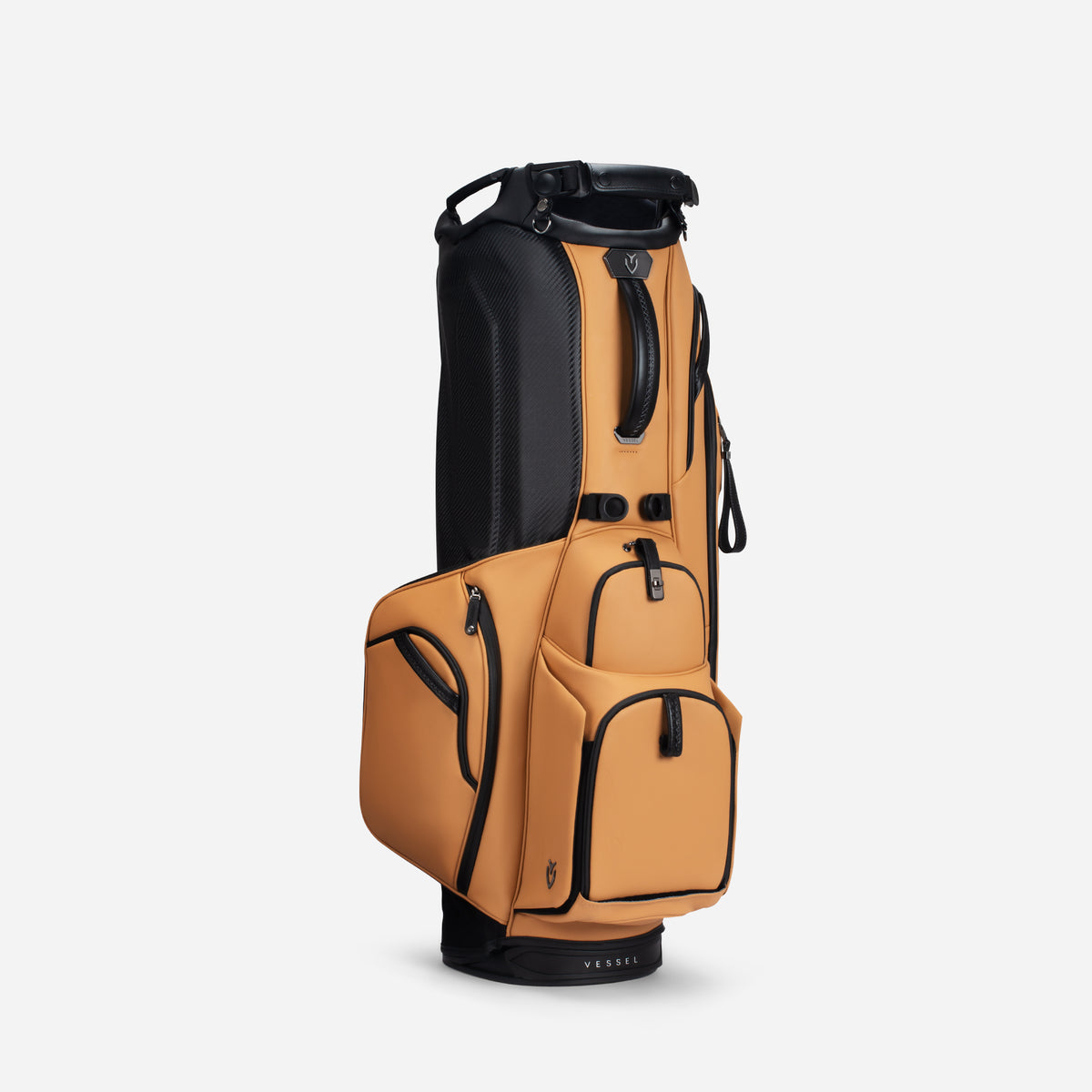Player VI Stand Pro Iron Brew golf bag turned right