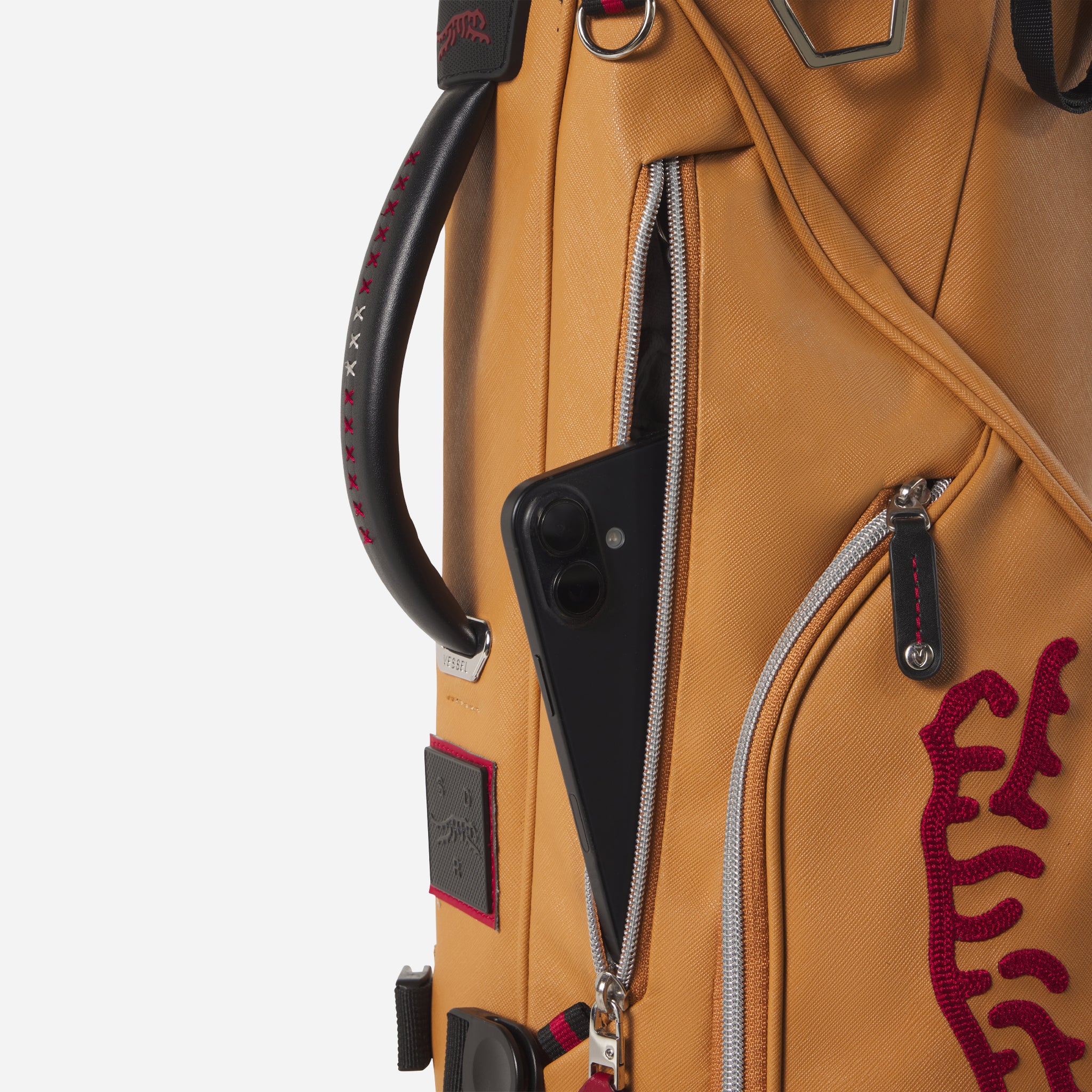 Sun Day Red x VESSEL Sunday IV - The Royal leather golf bag view 5