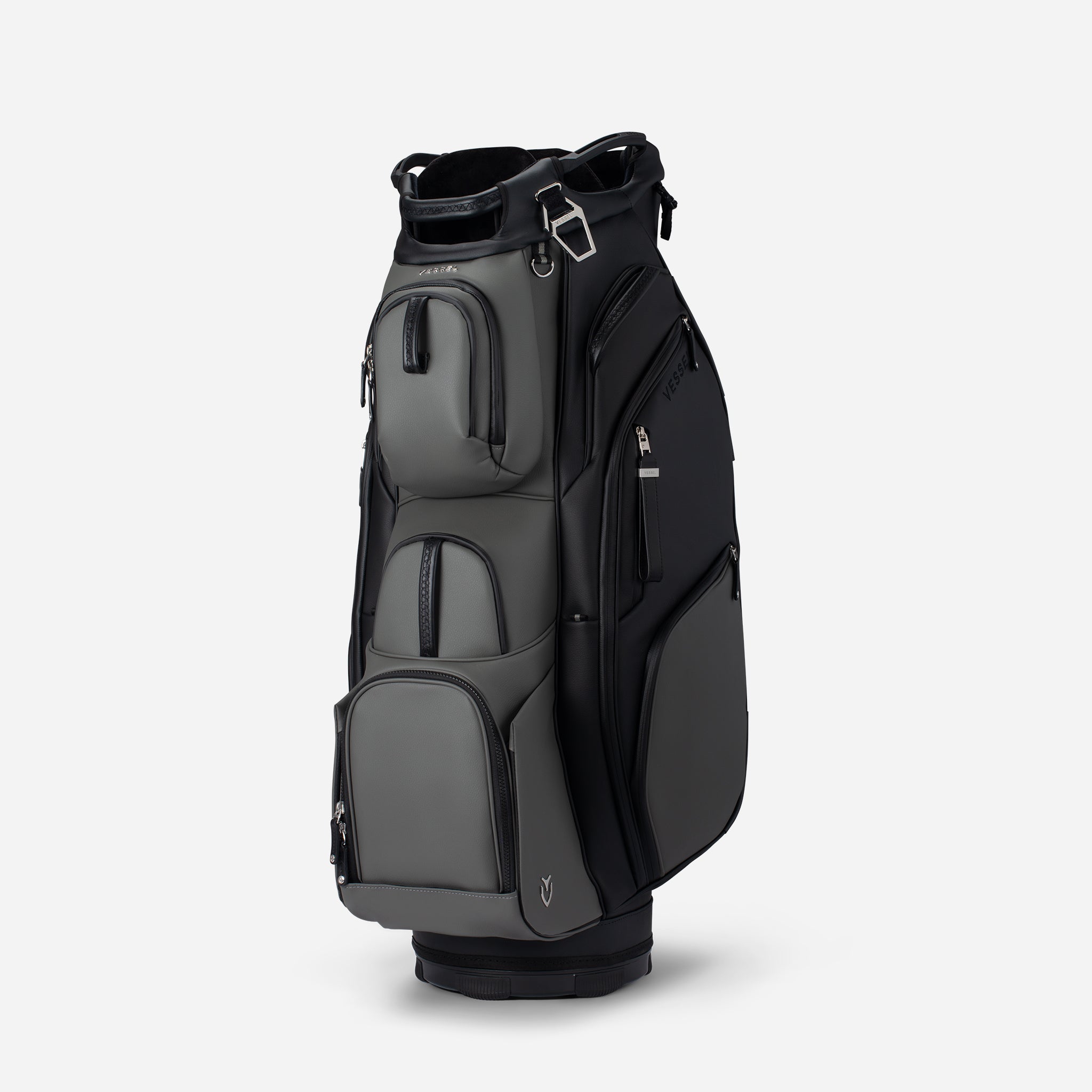 Lux Pro Cart II Phantom golf bag against a white background