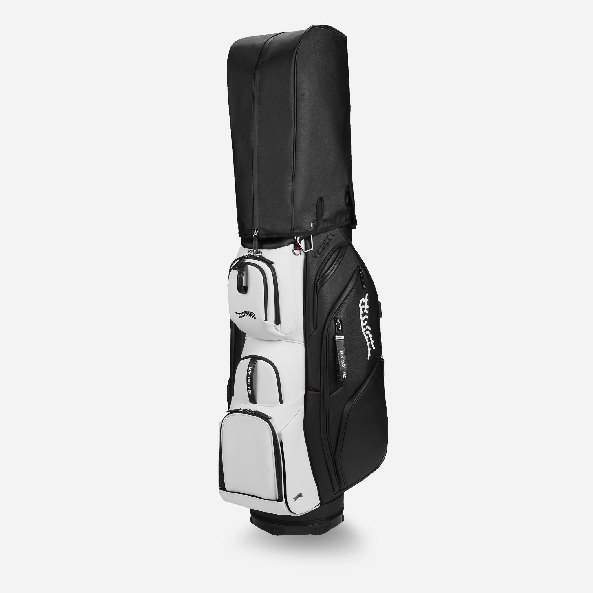 Sun Day Red x VESSEL Lux Pro Cart II LE Crosshatch Black | White