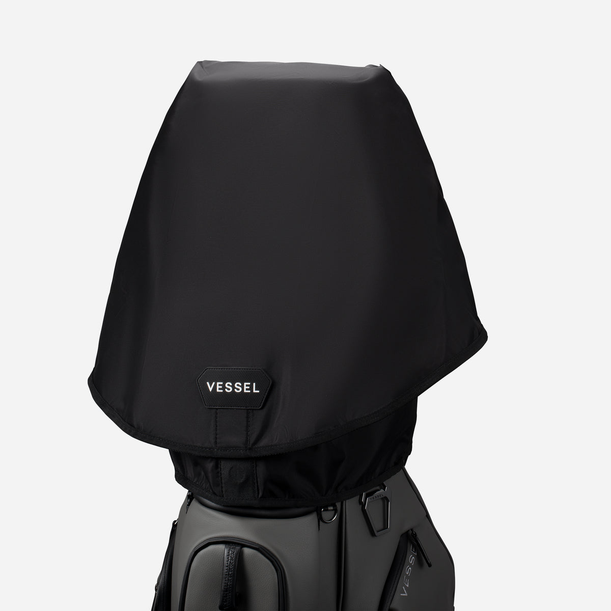 Top view of Tour Rain Hood by Seaforth on cart bag