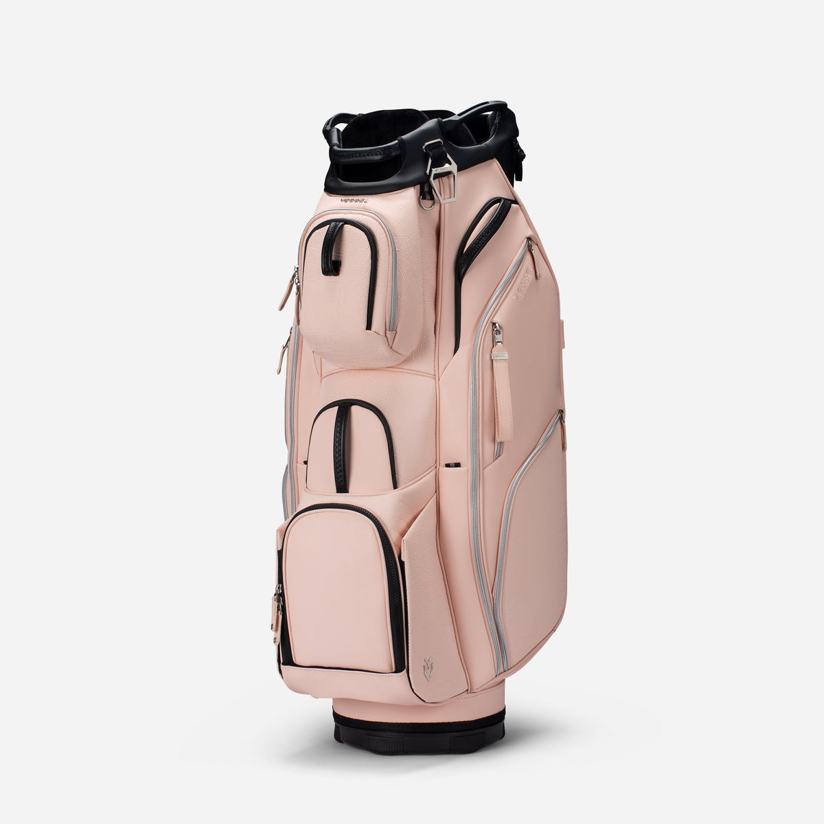 Lux Pro Cart II Croc Blush cart bag against a white background
