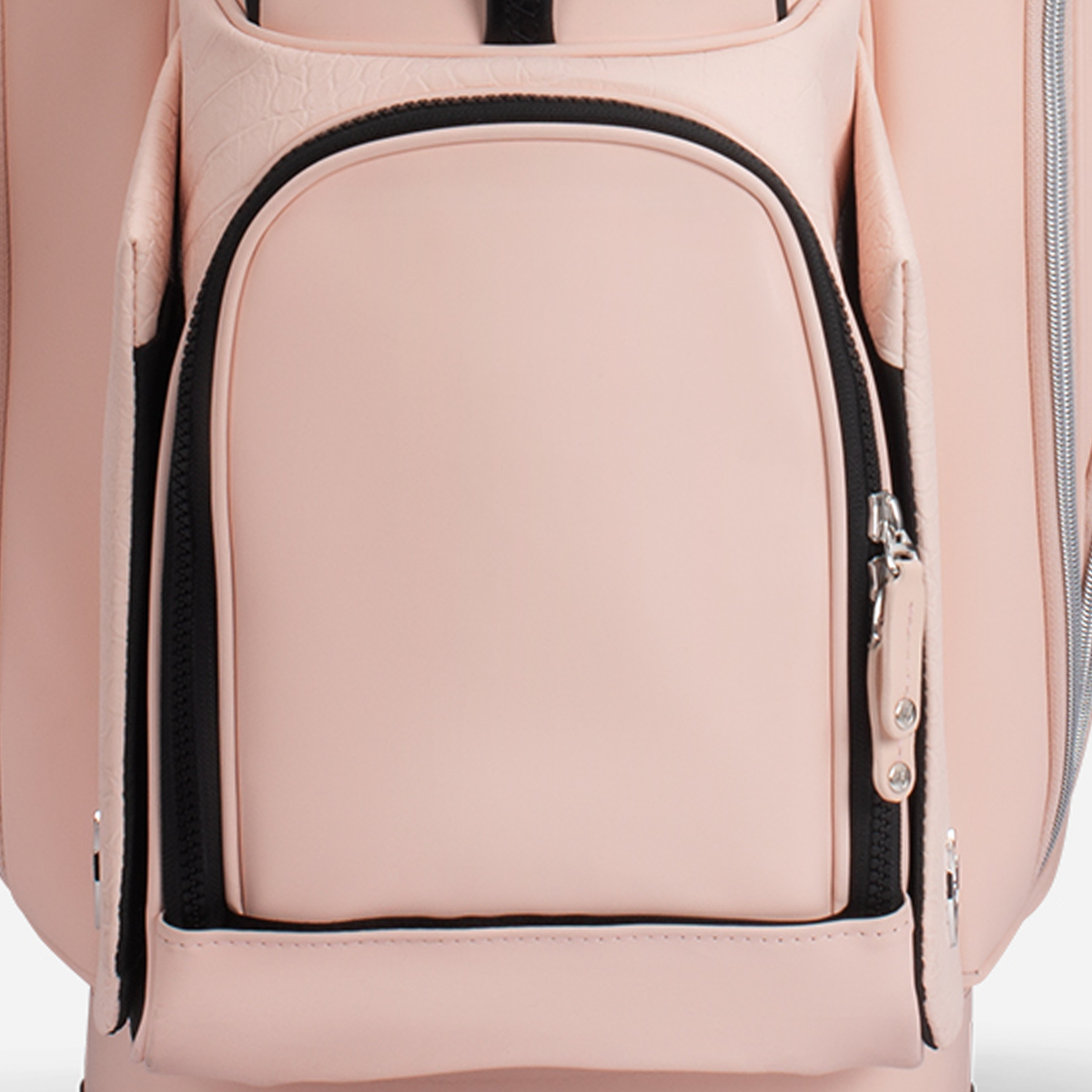 Personalization area for Lux Pro Cart II Croc Blush cart bag #size_p