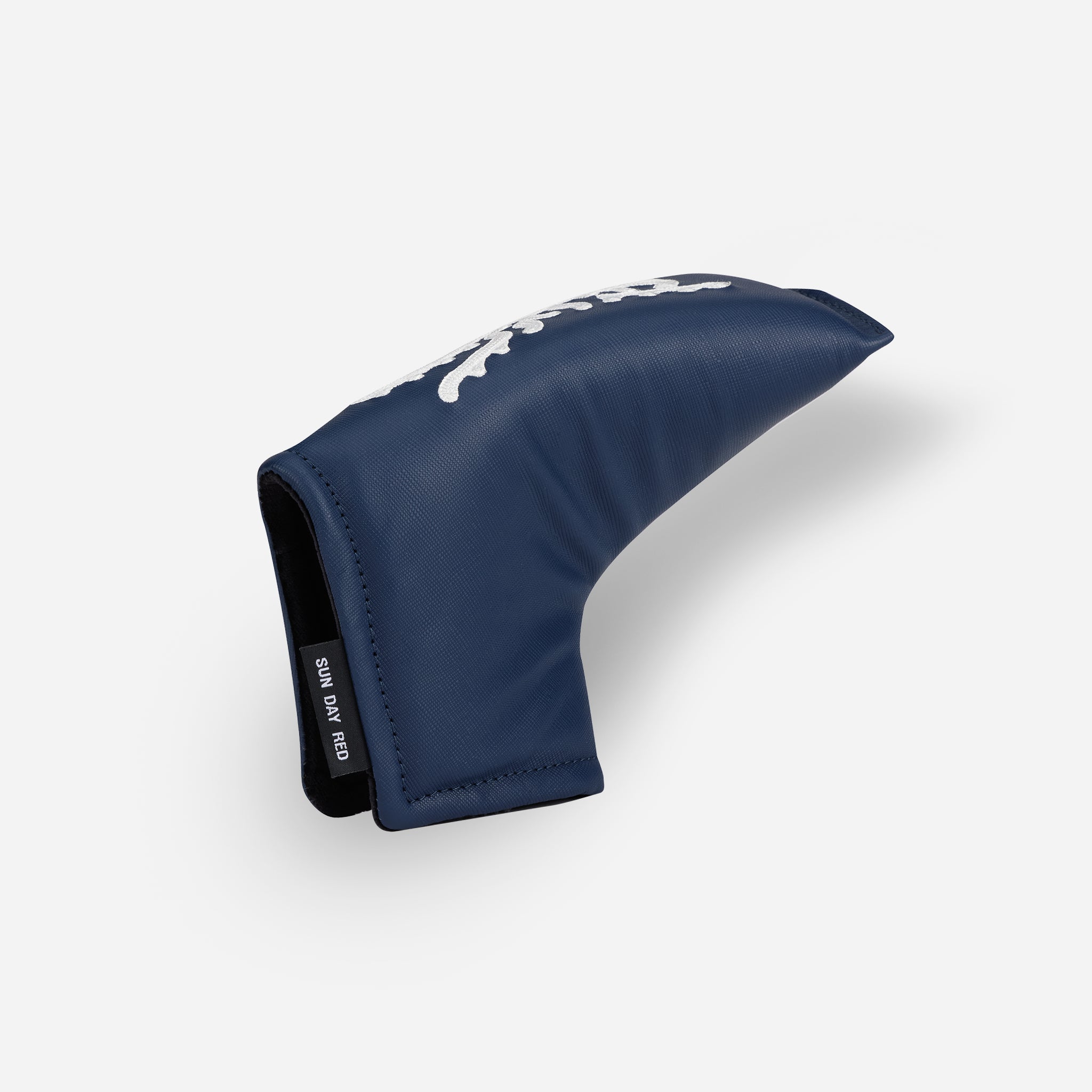 Sun Day Red x VESSEL Blade Putter Navy Cover LE Genuine Leather view 2 #color_Crosshatch Navy