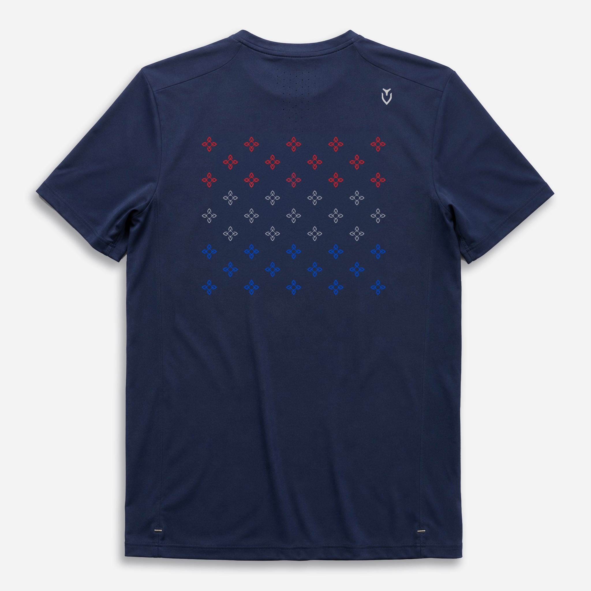 USA Performance Tech Tee Navy View 2
