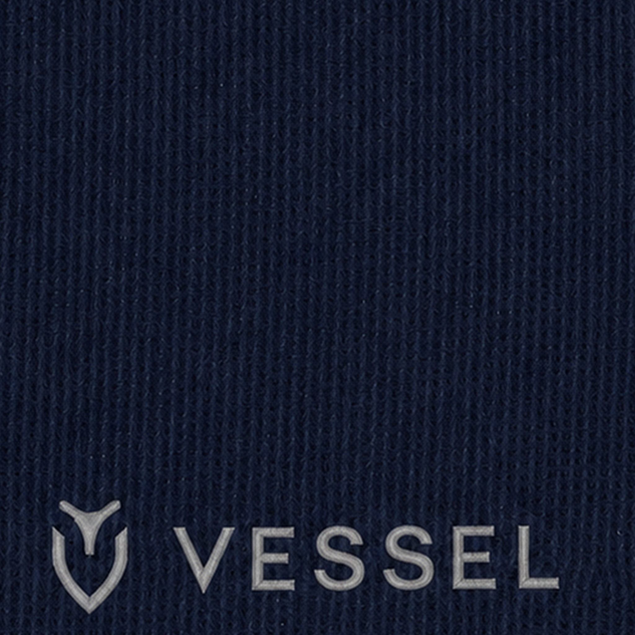 Navy Microfiber Club Towel personalization area  #color_navy