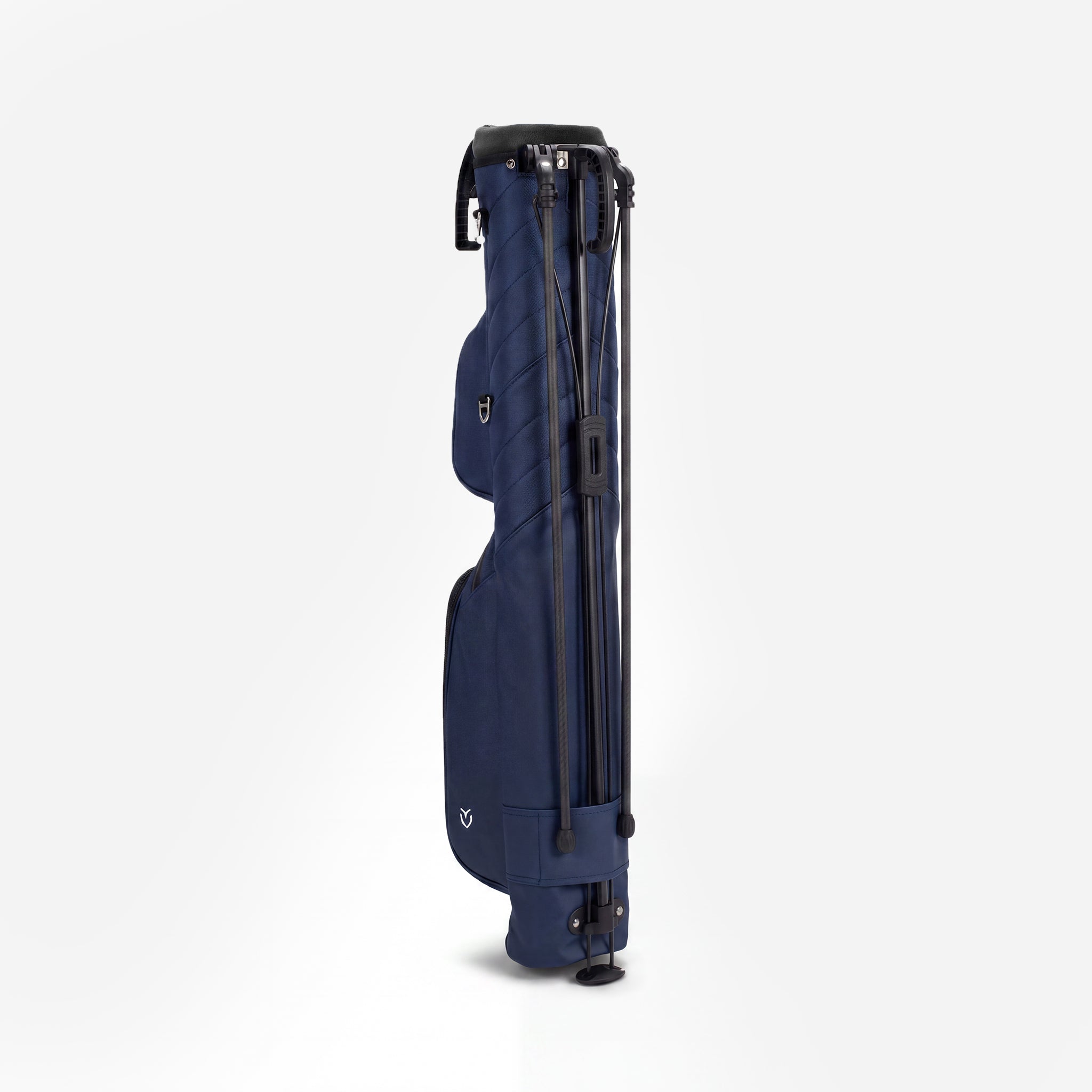 Backside of Navy Pencil Stand Bag #color_navy