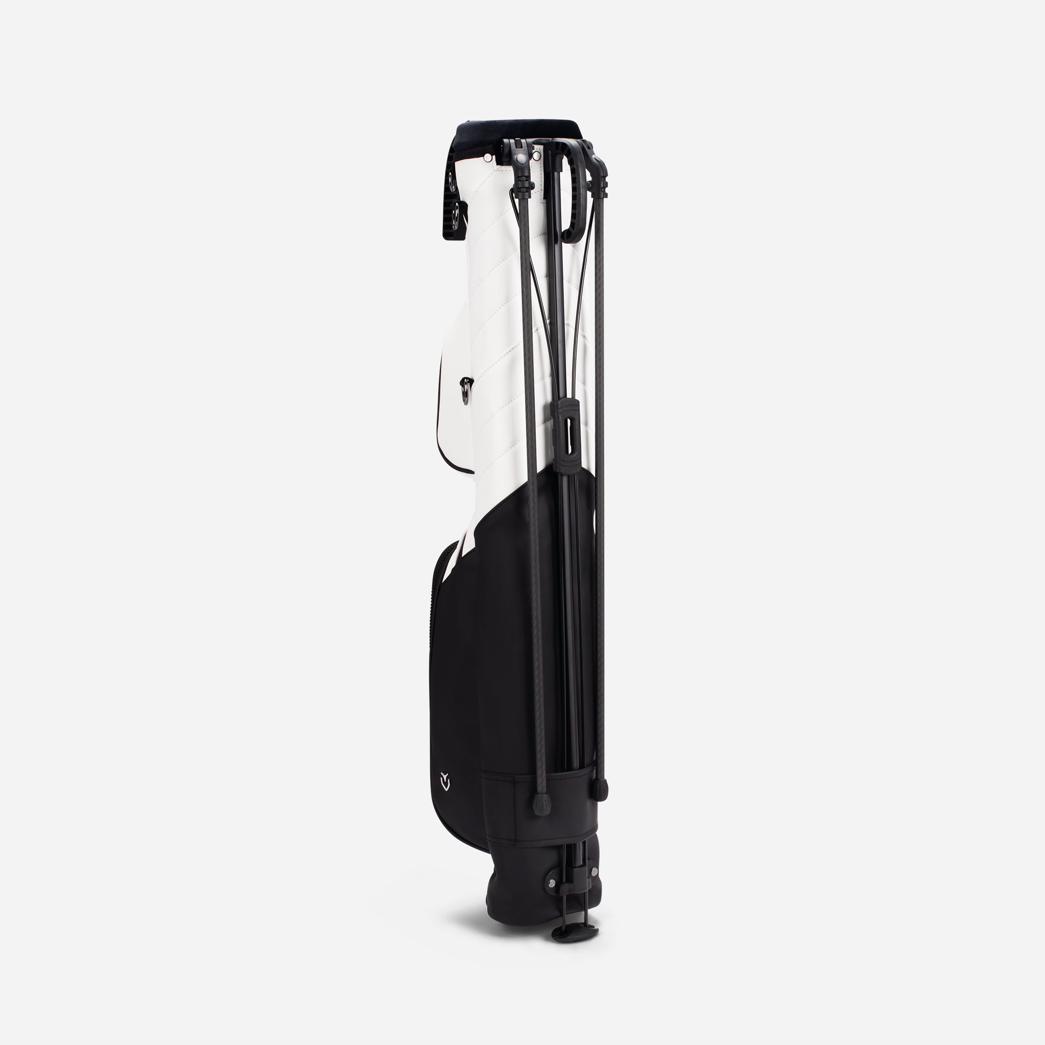 Carbon fiber legs of Black and white pencil stand bag #color_white/black