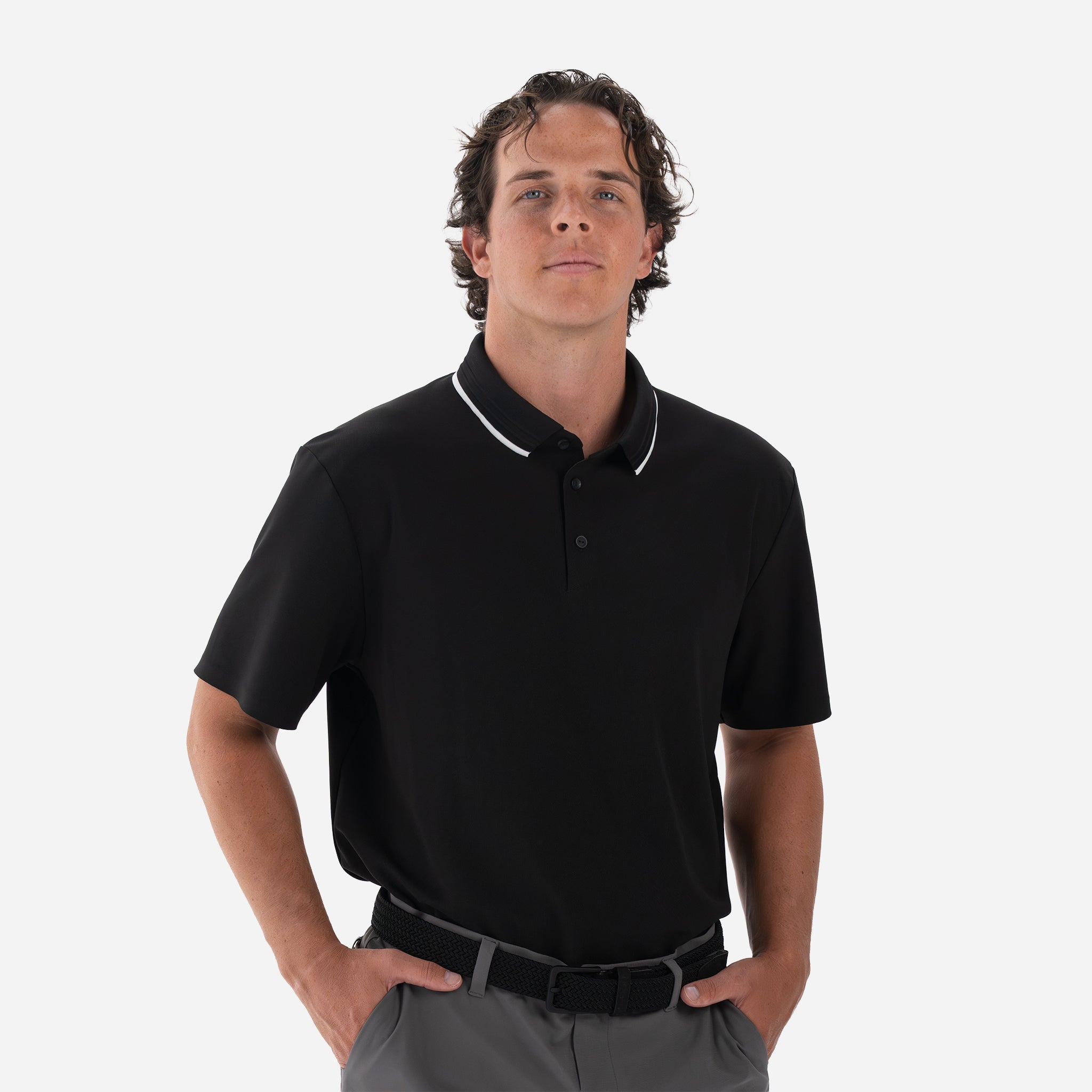 Performance Piqué Polo | Luxury Performance Golf Polo