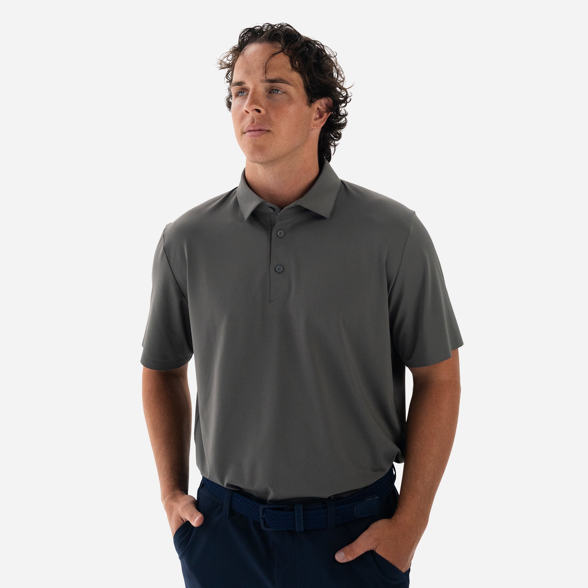 grey dresser chest Muscle Dress Shirt – Stretch Fit main image 0