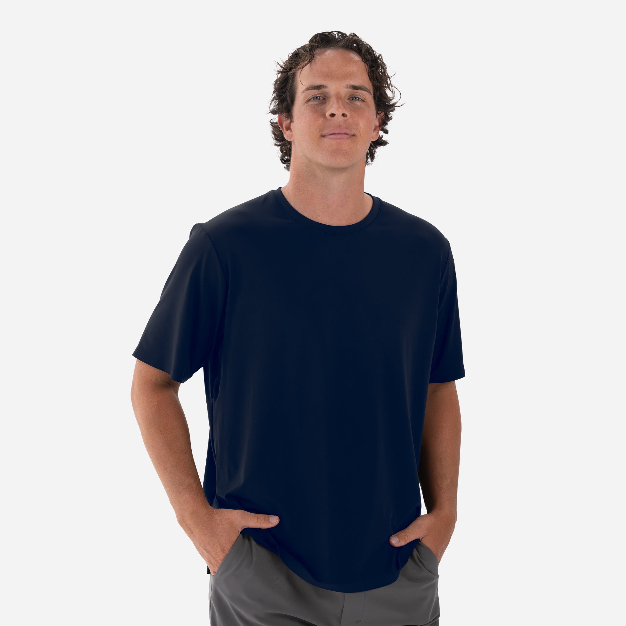 Performance Tech Tee | Midnight Navy | Luxury Performance Golf T-Shirt