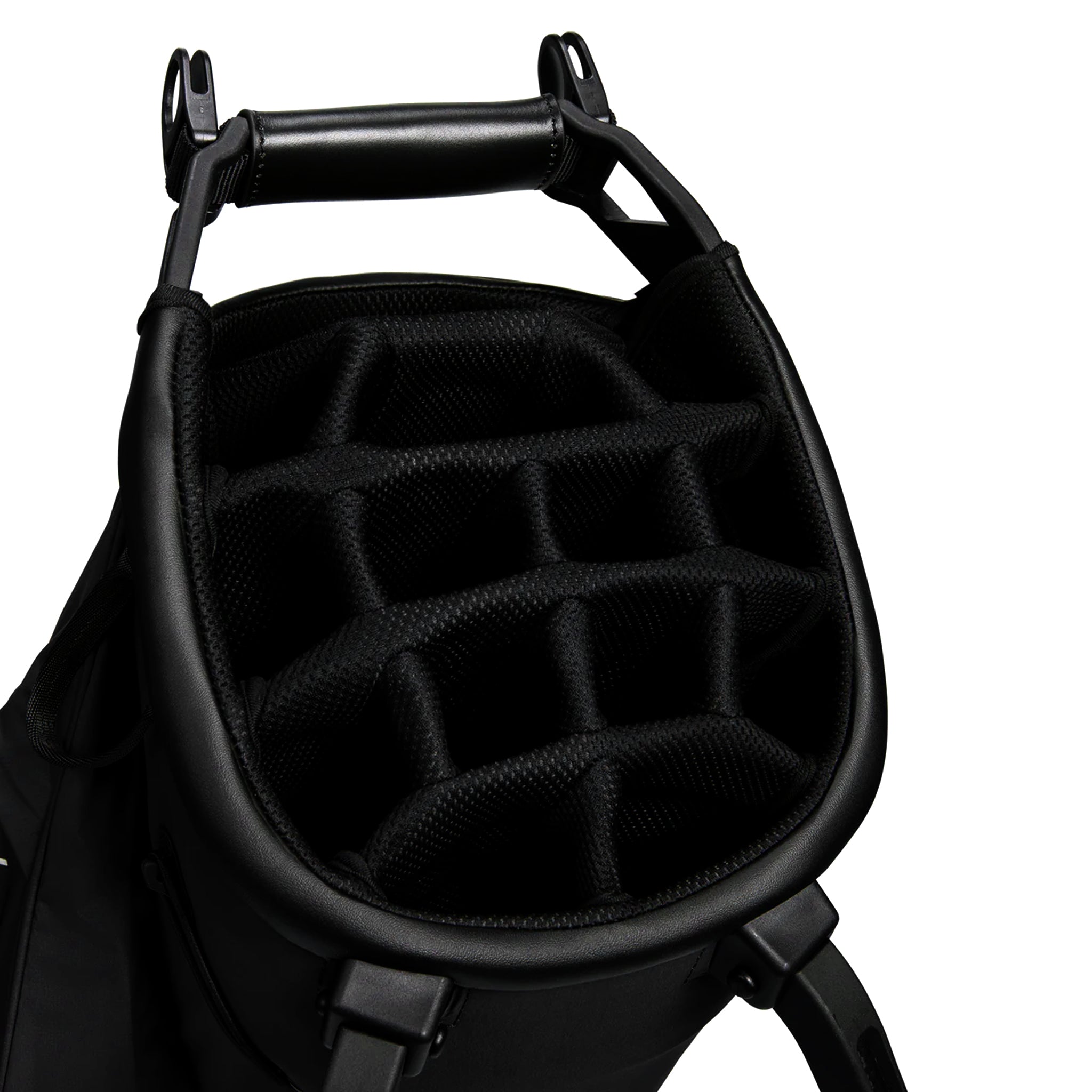 Top view of Nightfall Player Air Stand showing 14 way divider #color_Nightfall *Color May Vary