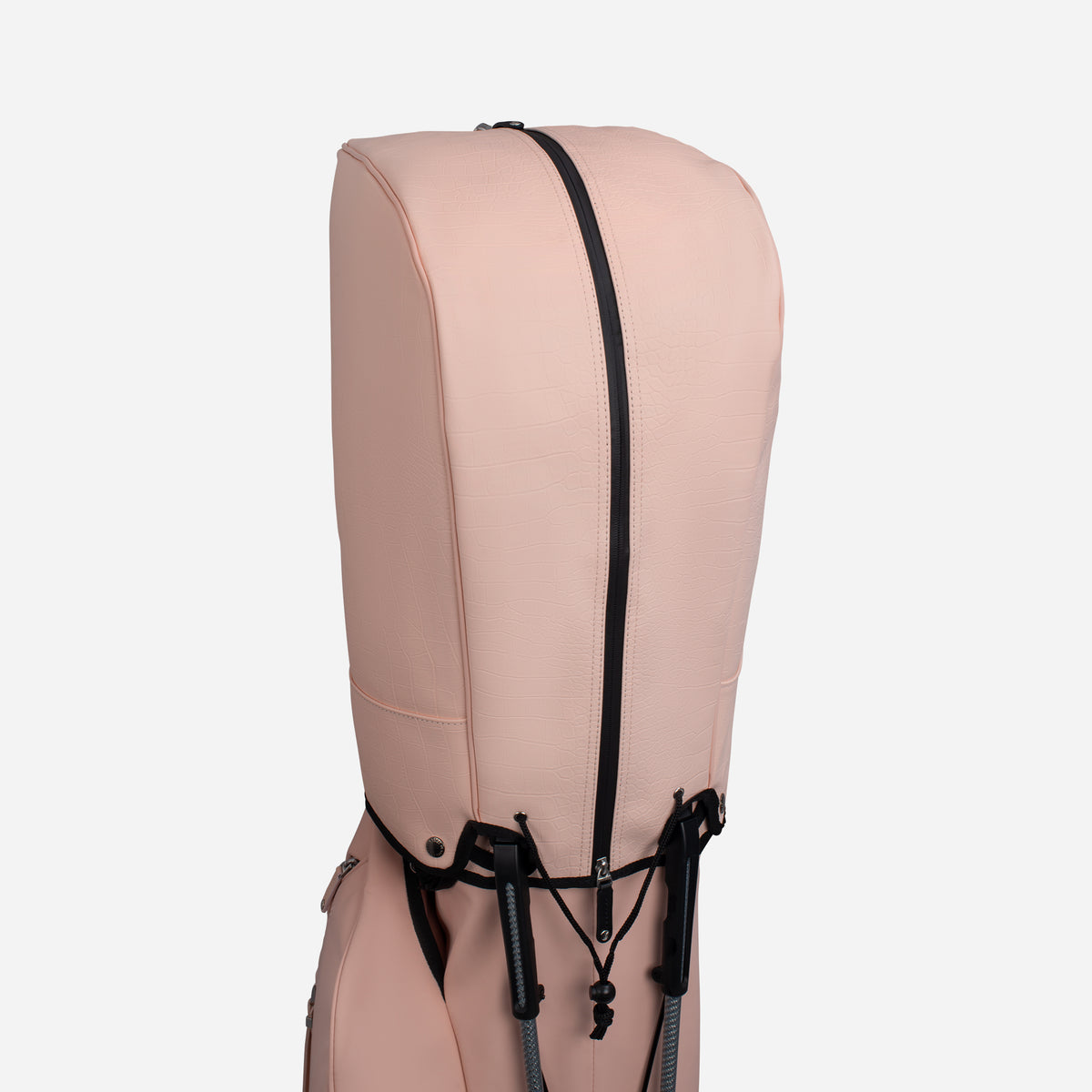Matching rainhood cover for Player VI Stand Croc Blush golf bag