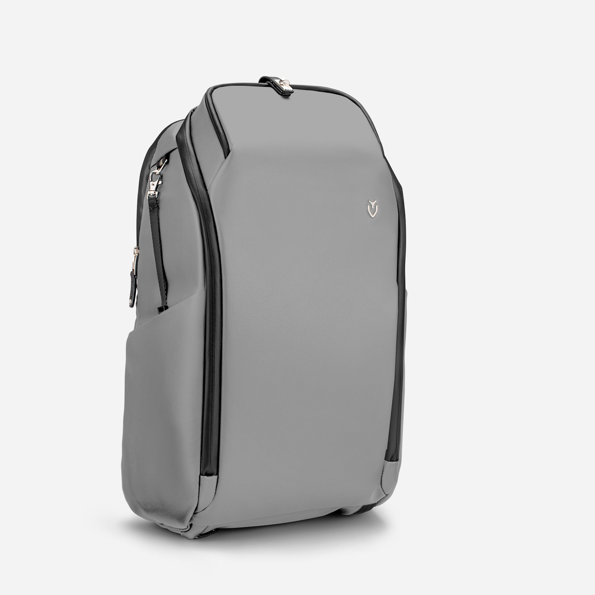 Right facing Grey PrimeX 2.0 Plus Backpack 