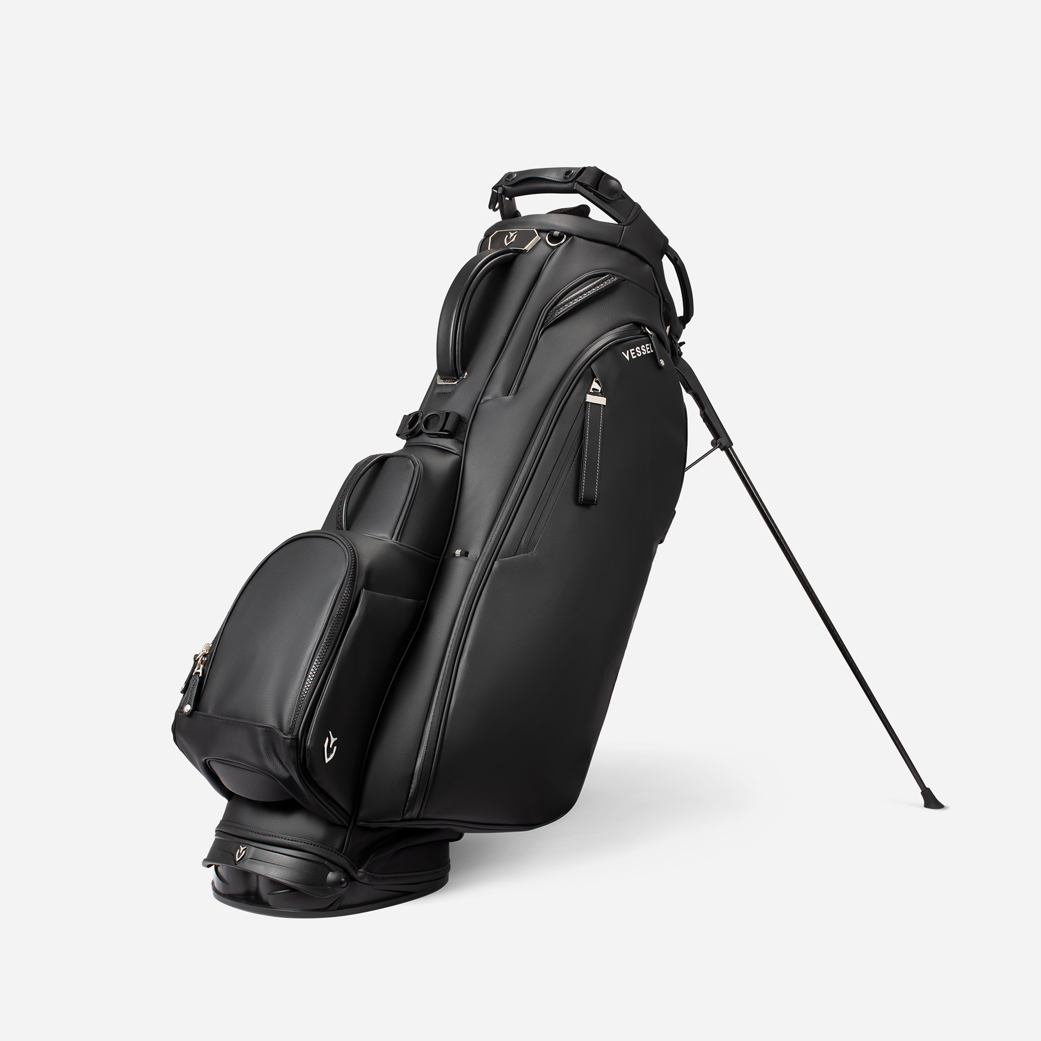 Vessel スタンドゴルフバッグ ホワイト/ネイビー Player V Pro Stand Bag | Premium Design - Sky