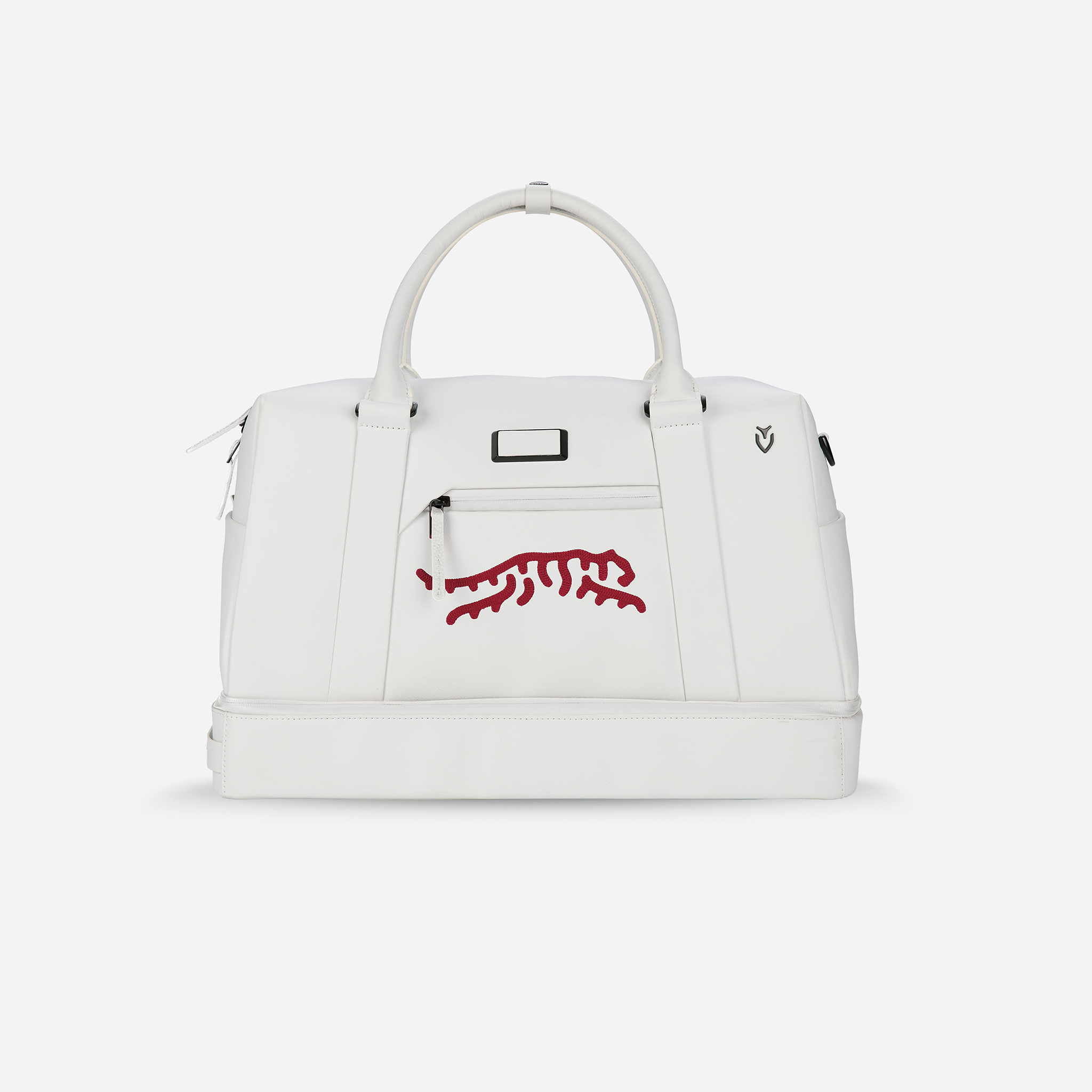 Sun Day Red x VESSEL Boston Duffel White view 1 #color_Pebbled White