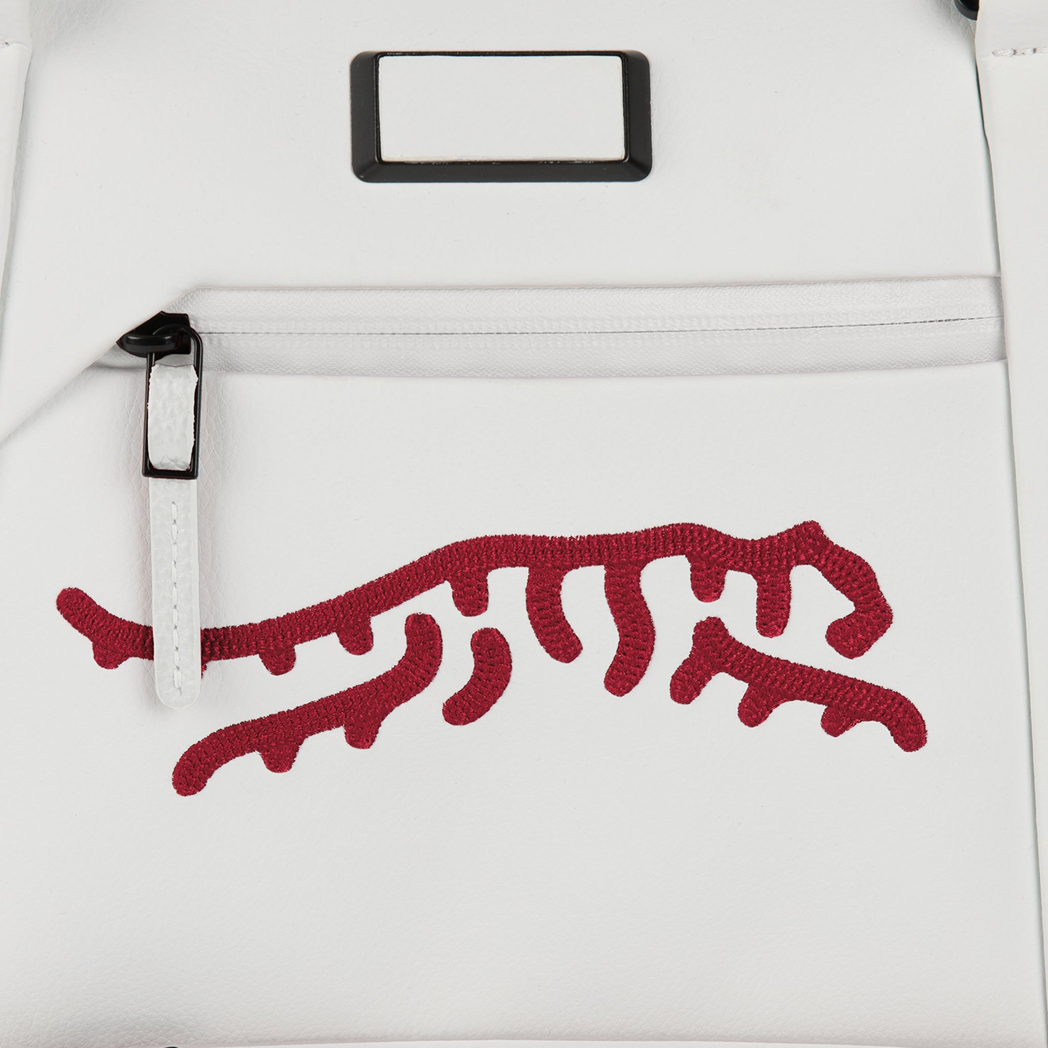 Sun Day Red x VESSEL Boston Duffel White view 4 #color_Pebbled White