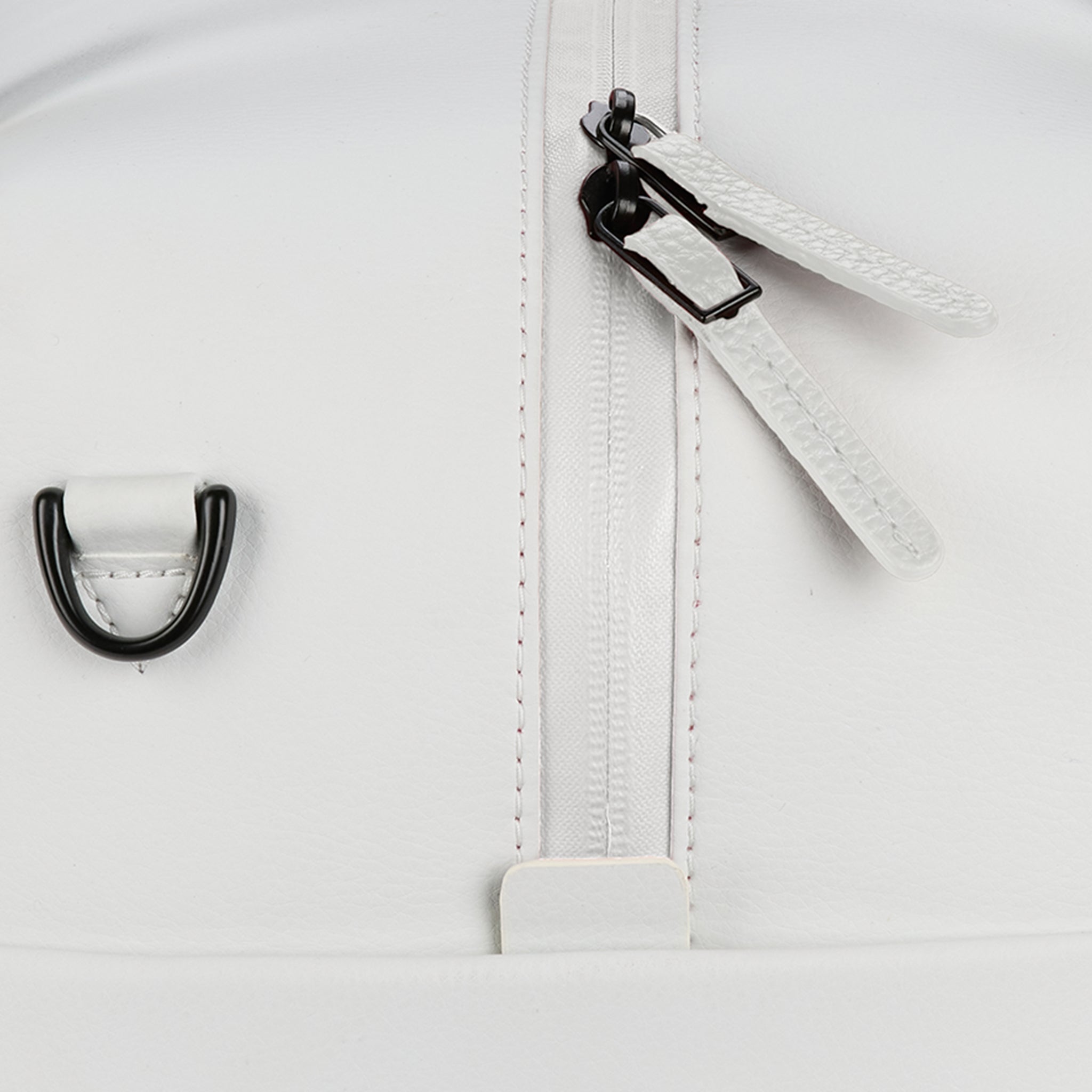 Sun Day Red x VESSEL Boston Duffel White view 7 #color_Pebbled White
