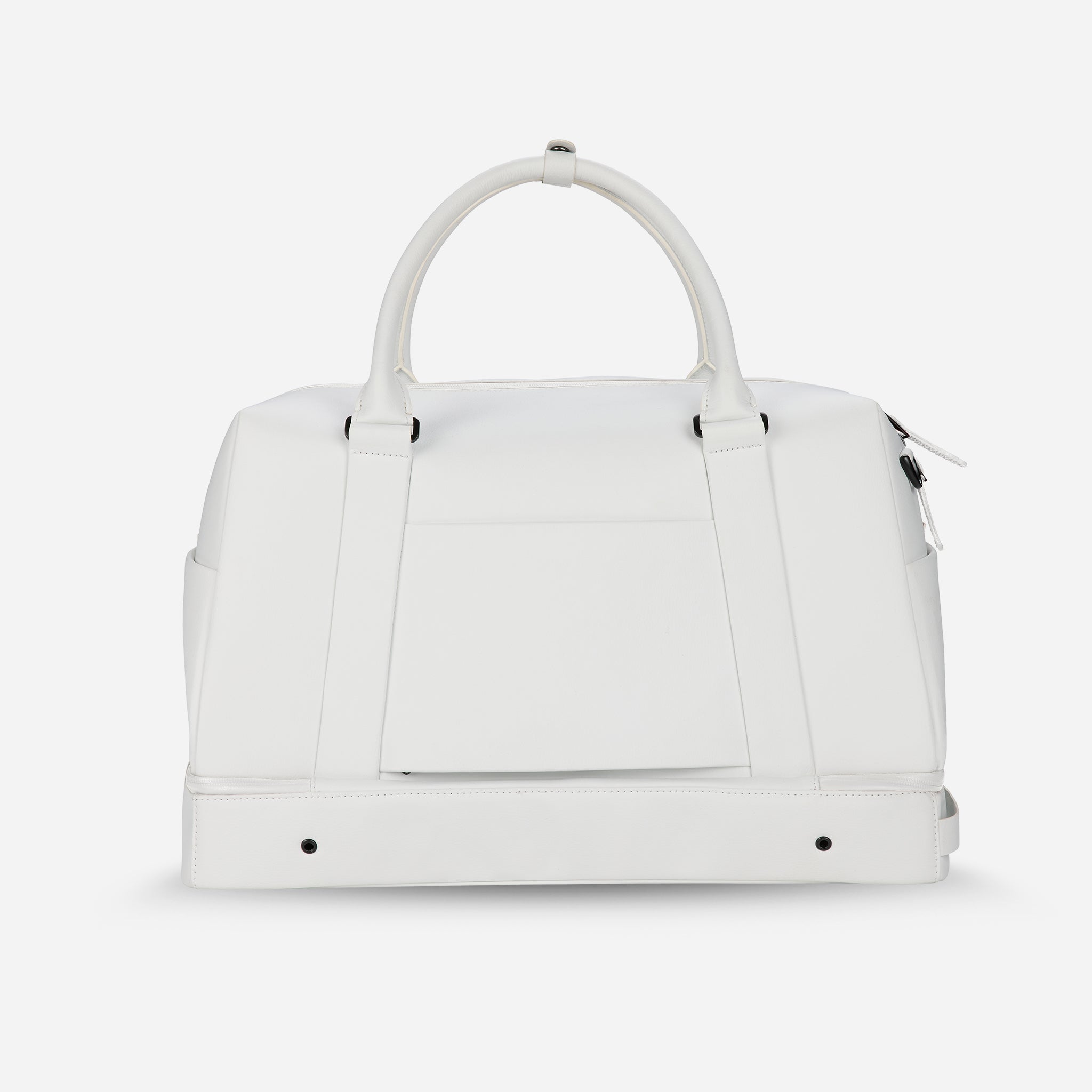 Sun Day Red x VESSEL Boston Duffel White view 9 #color_Pebbled White