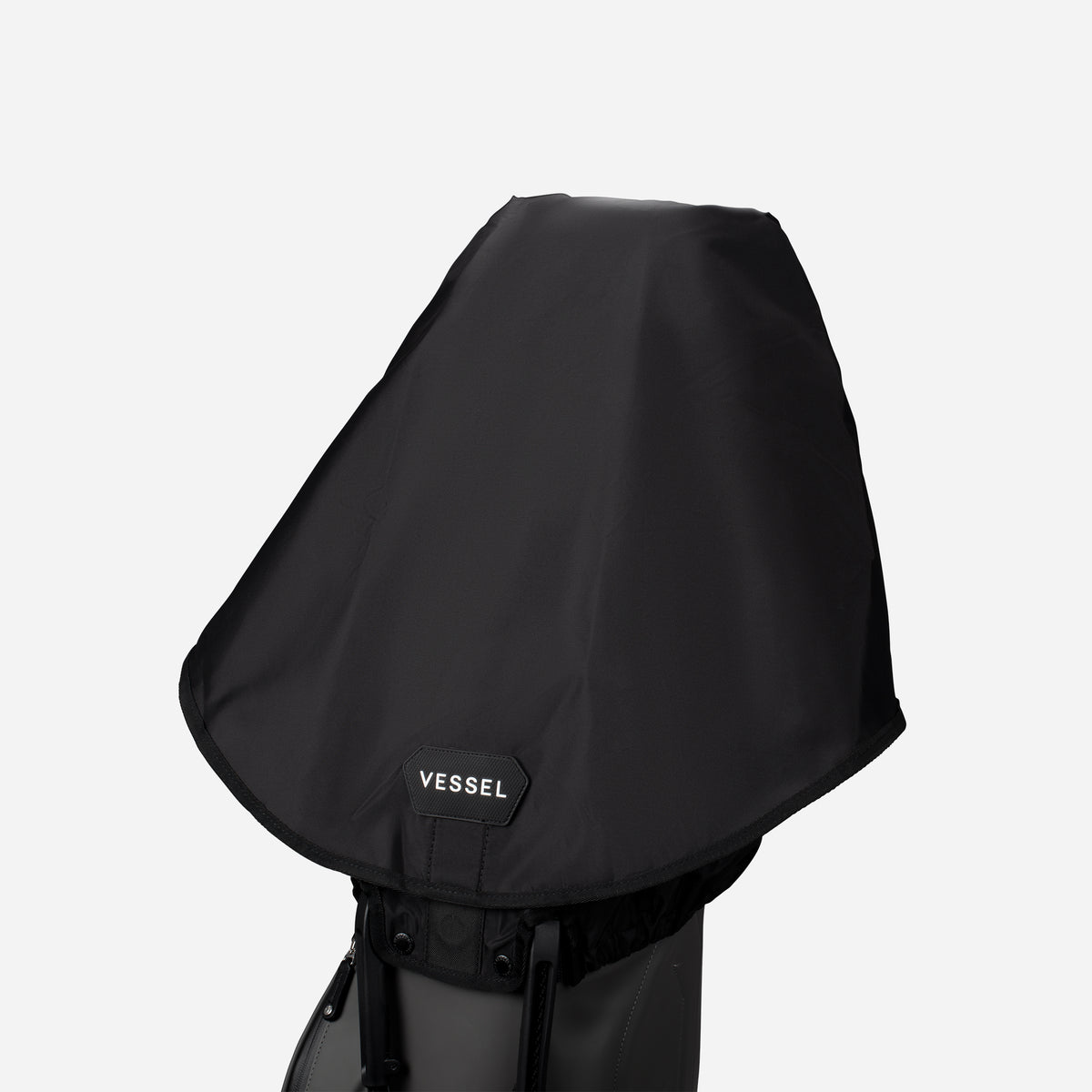 Top view of Tour Rain Hood by Seaforth on stand bag