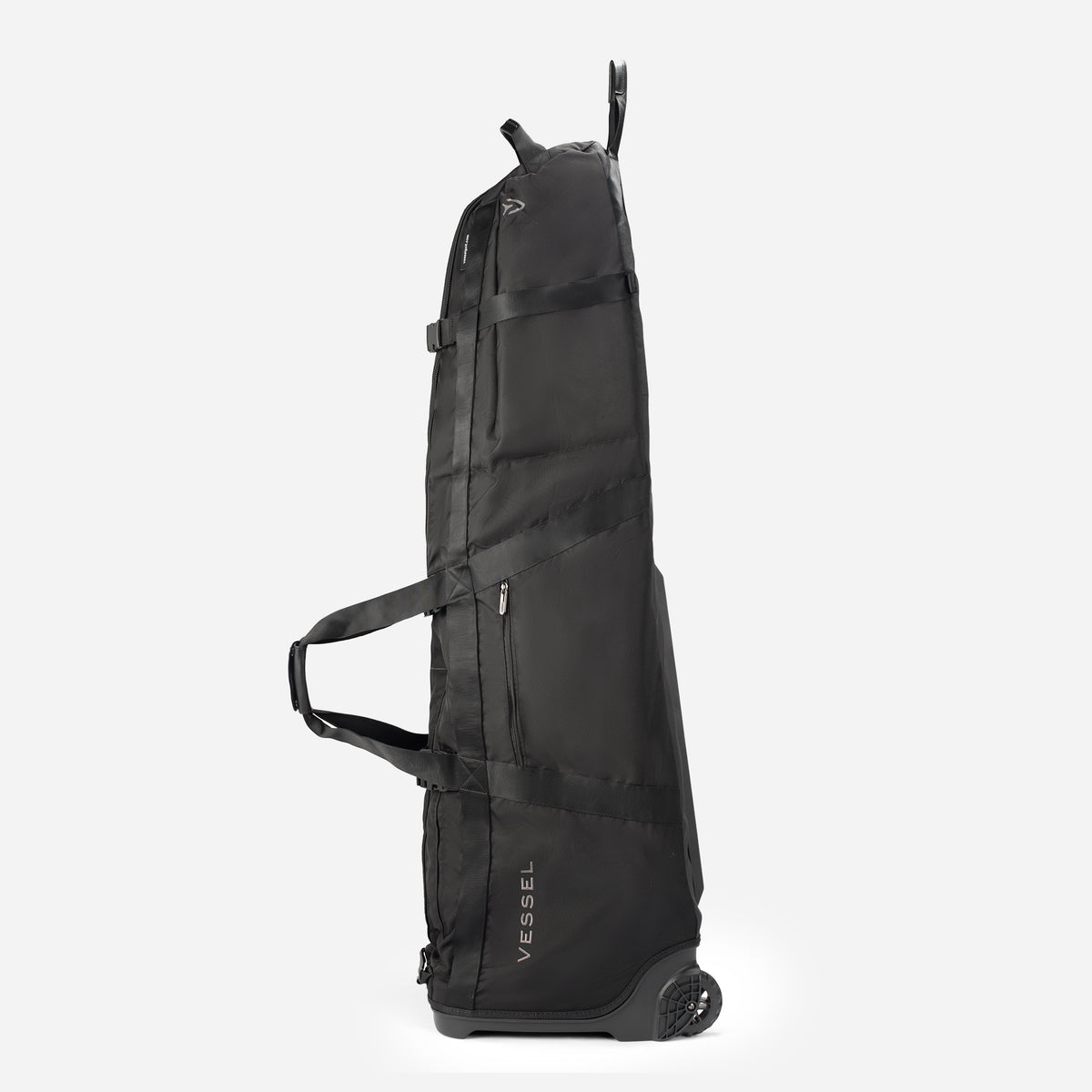 side view of Golf Travel Case 2.0 standing up