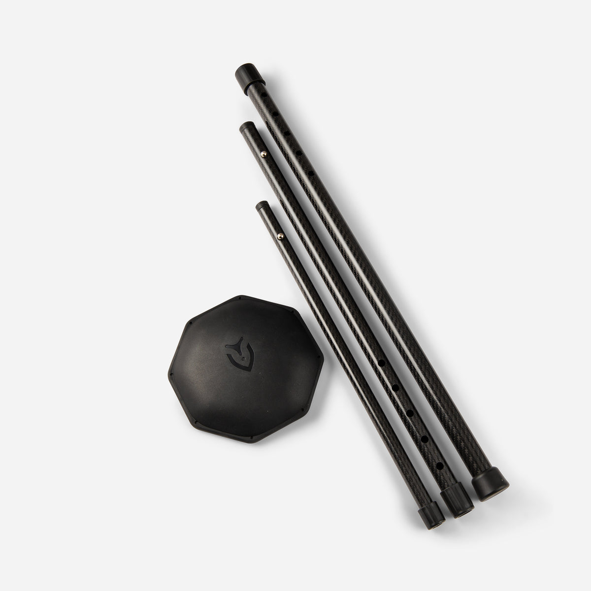 Travel club protector pulled apart into four pieces