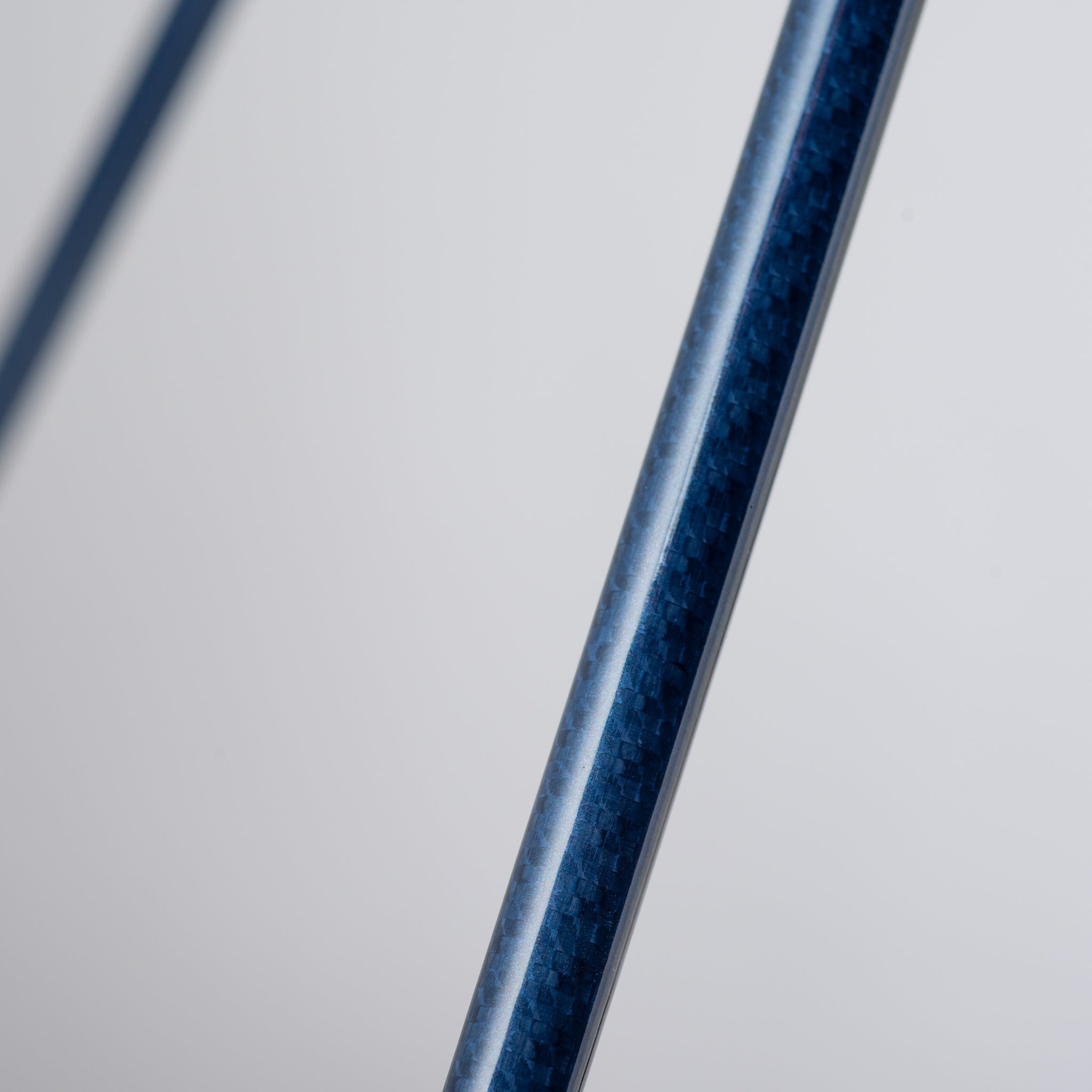 Close up of carbon fiber golf bag legs