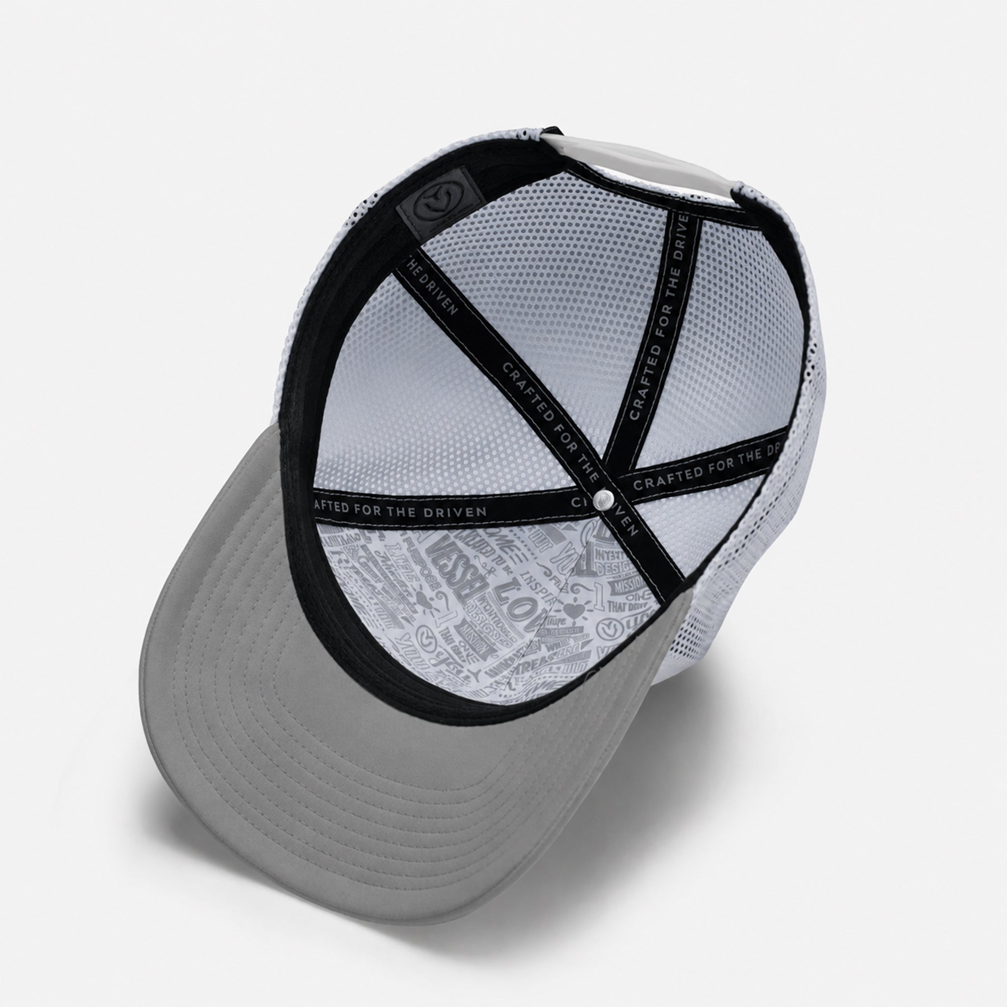 VESSEL Tour Performance Mesh Hat white/grey view 3 #color_white / grey
