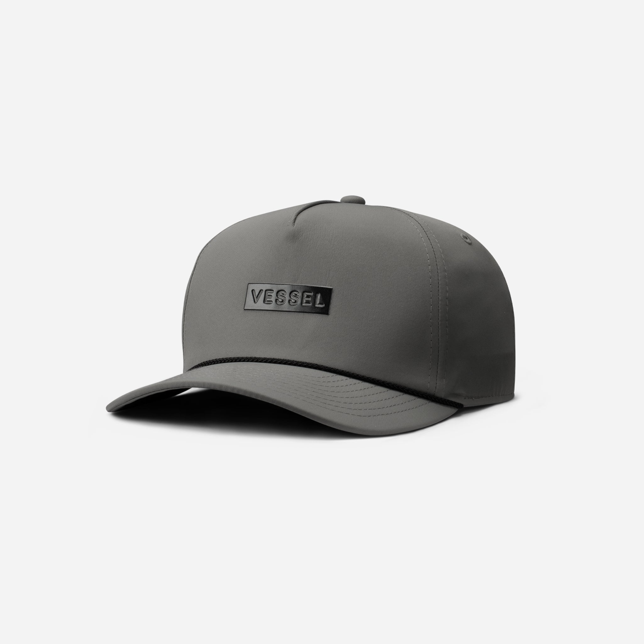 VESSEL Wrightson Rope Hat Grey view 1 #color_Grey / Black