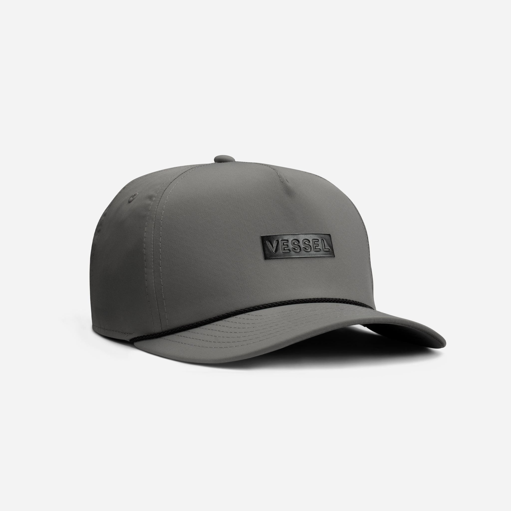 VESSEL Wrightson Rope Hat Grey view  3 #color_Grey / Black