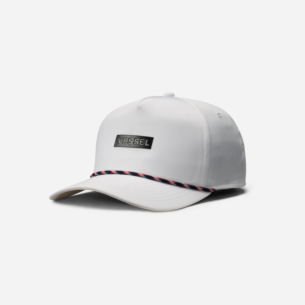 VESSEL Wrightson Rope Hat White view  1 #color_White / Red / Blue