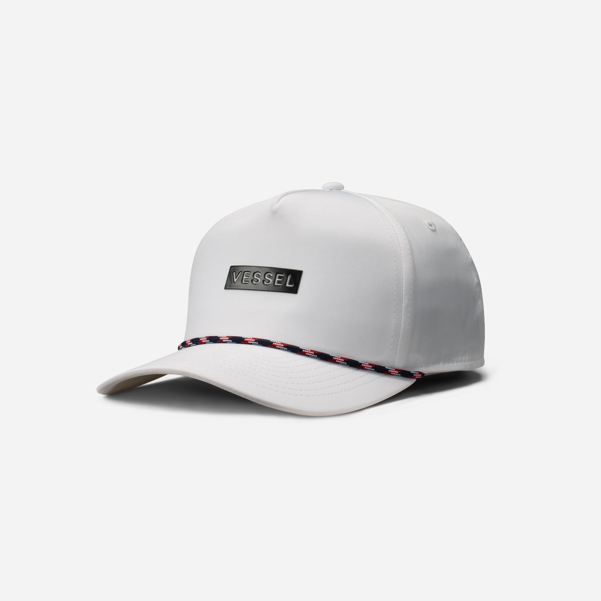 VESSEL Wrightson Rope Hat White view  1 #color_White / Red / Blue