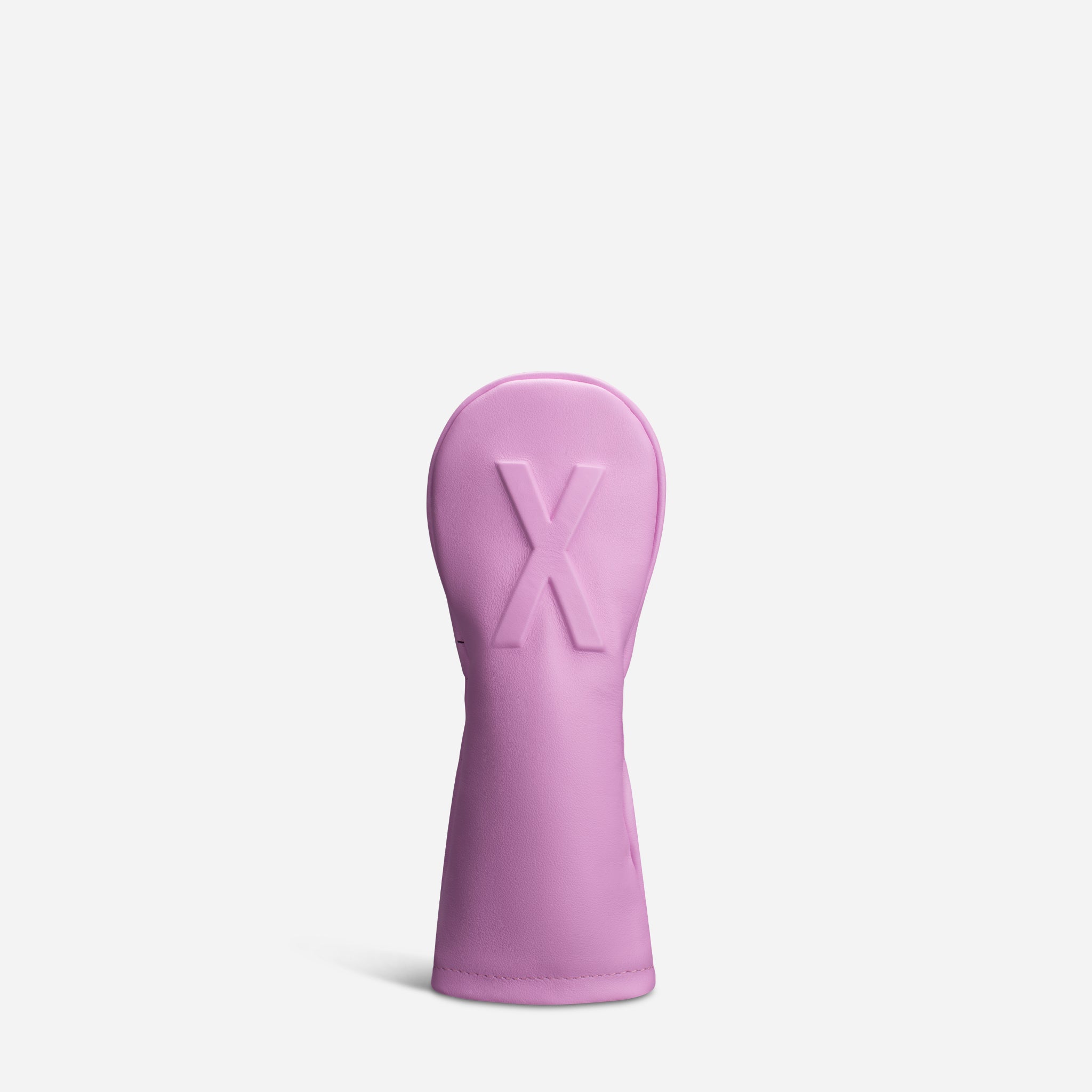 Pink Lux Embosse leather headcover X Hybrid view 1 #size_X-Hybrid