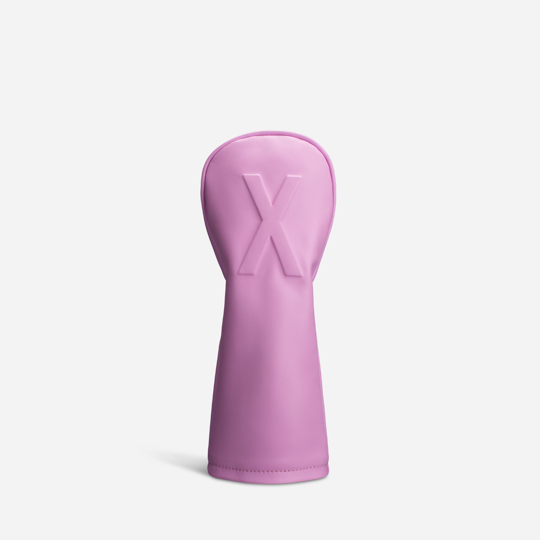 Pink Lux Embosse leather headcover X Wood view 1 #size_X-Wood