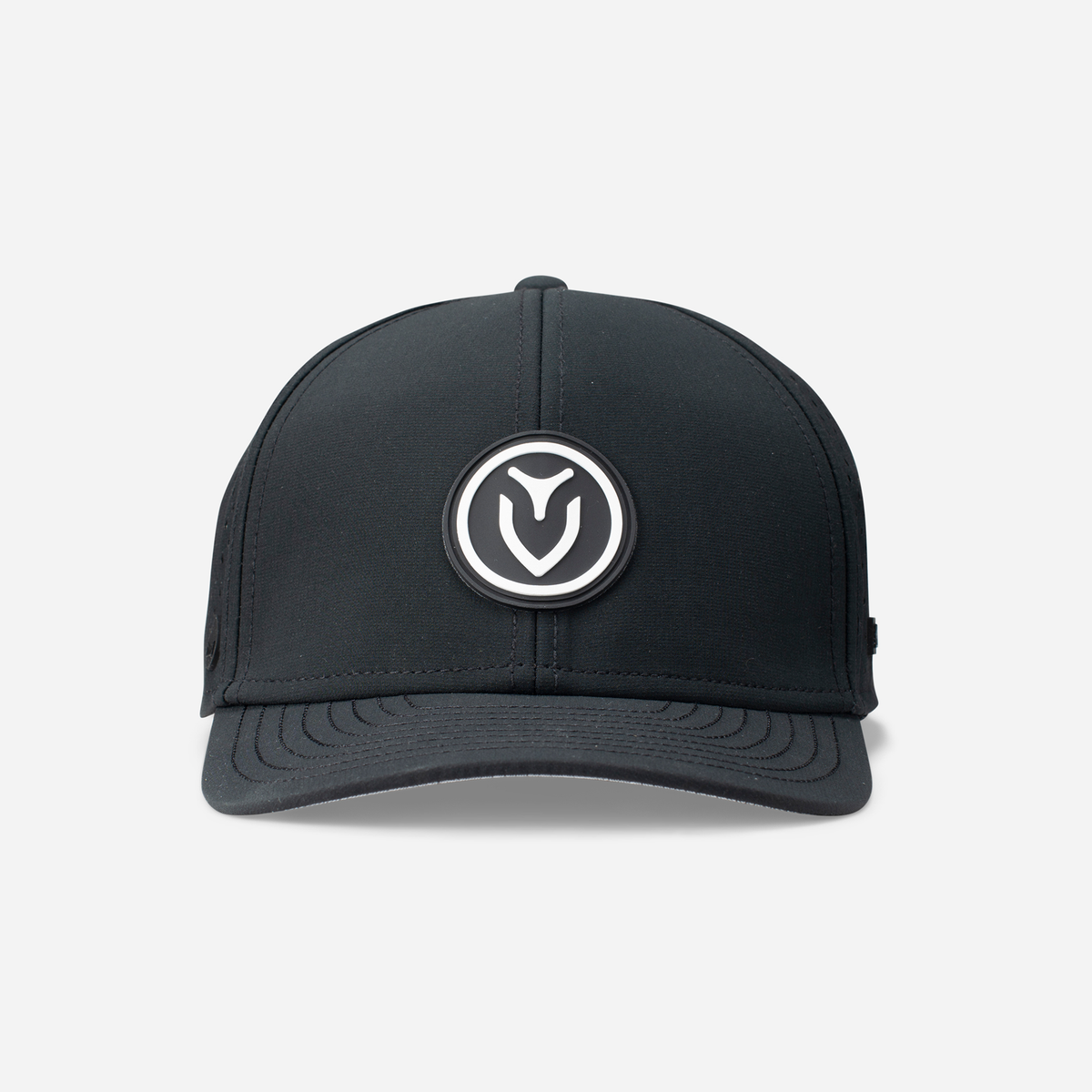 Front facing Black VESSEL x Melin A-Game Hat #color_black