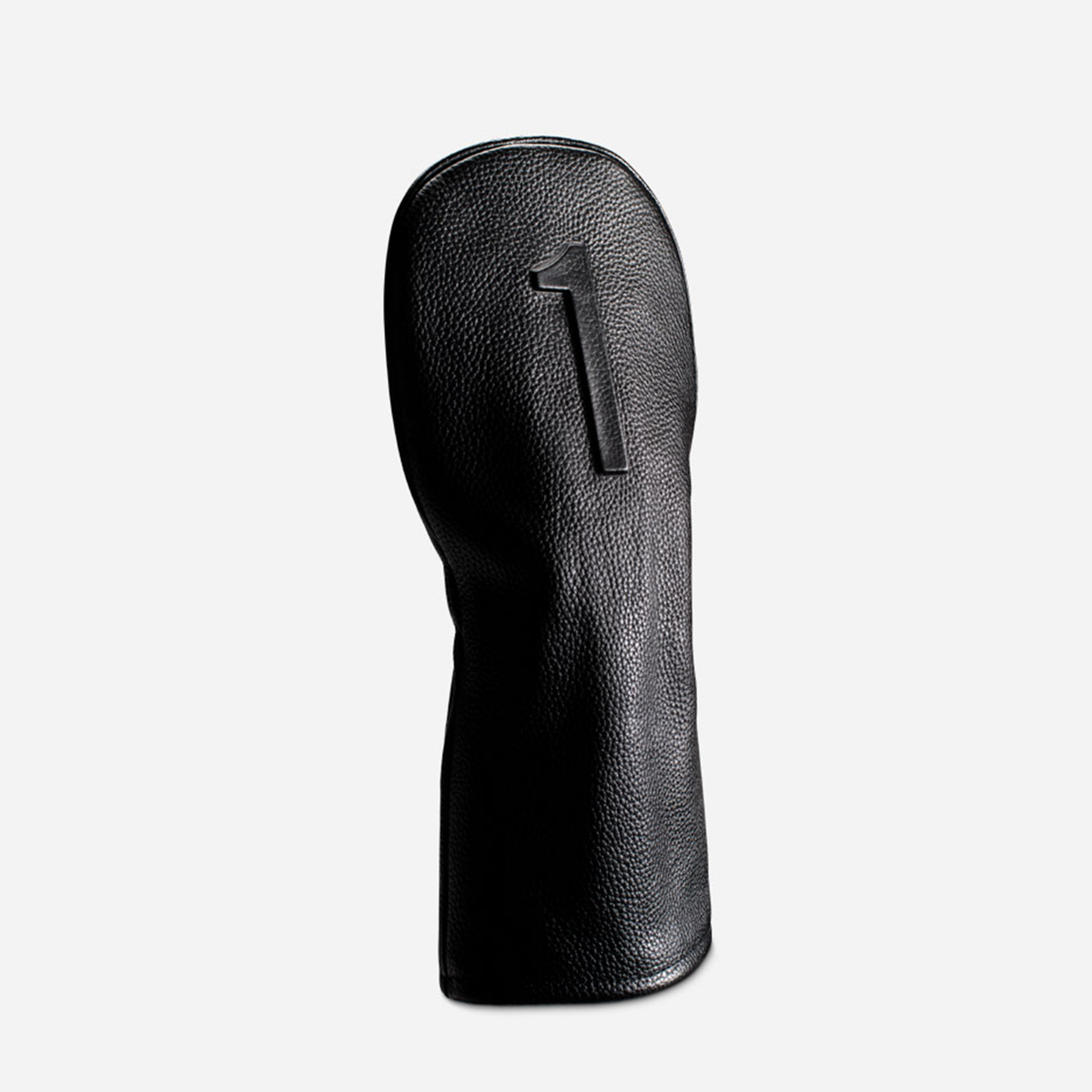 Black pebbled leather headcover - driver #size_driver