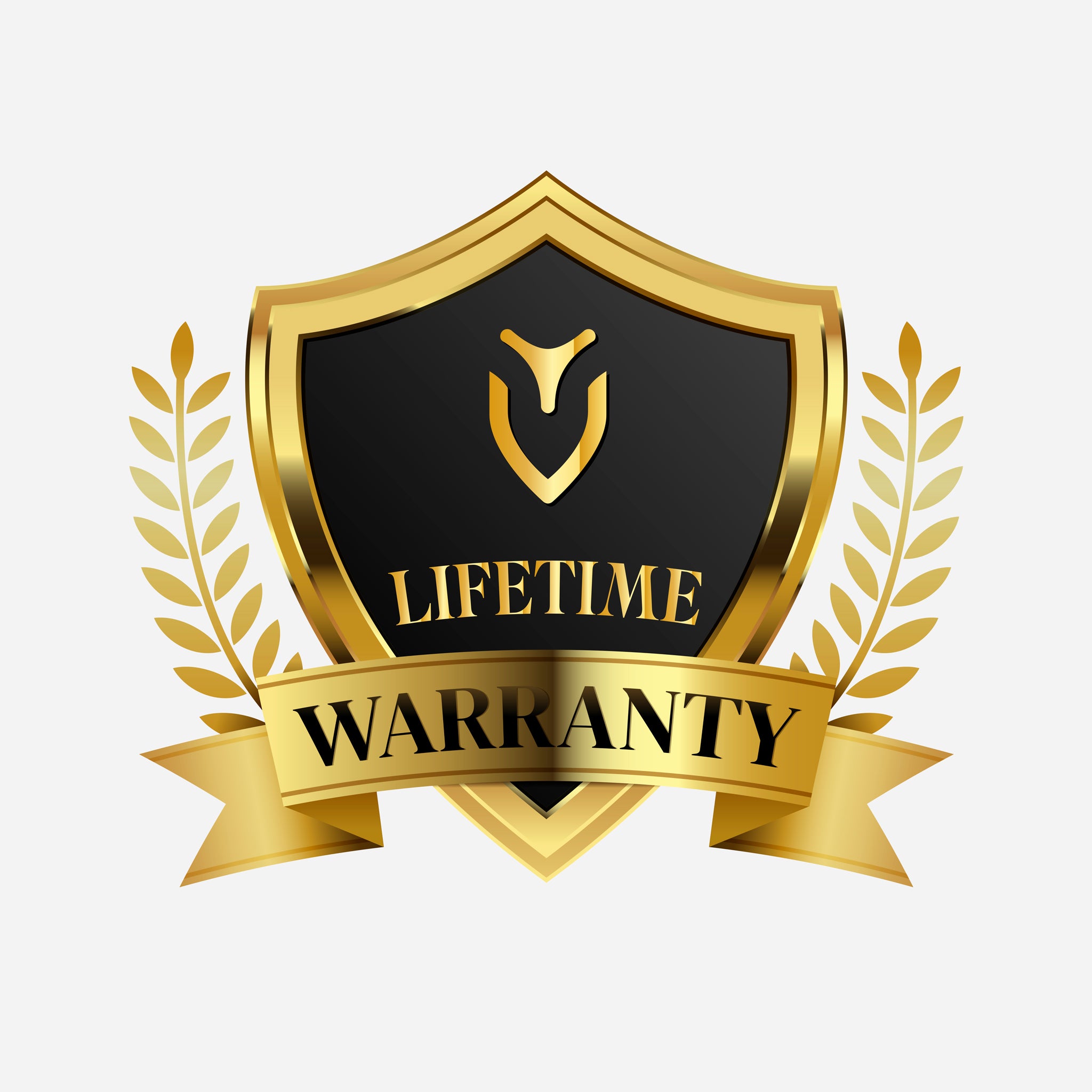 Lifetime warranty badge