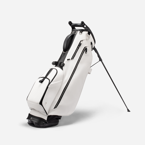 Lux Carbon Stand | Pebbled White