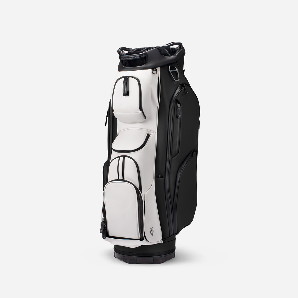 Lux Pro Cart | Golf Cart Bag | VESSEL Golf - Black White