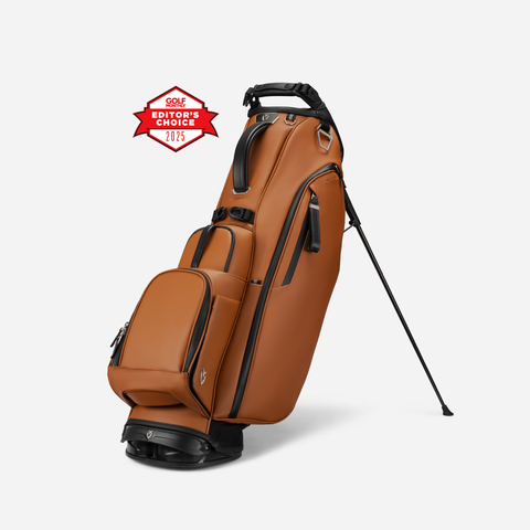 Player V Golf Stand Bag | Premium Golf Bag - Heritage Brown