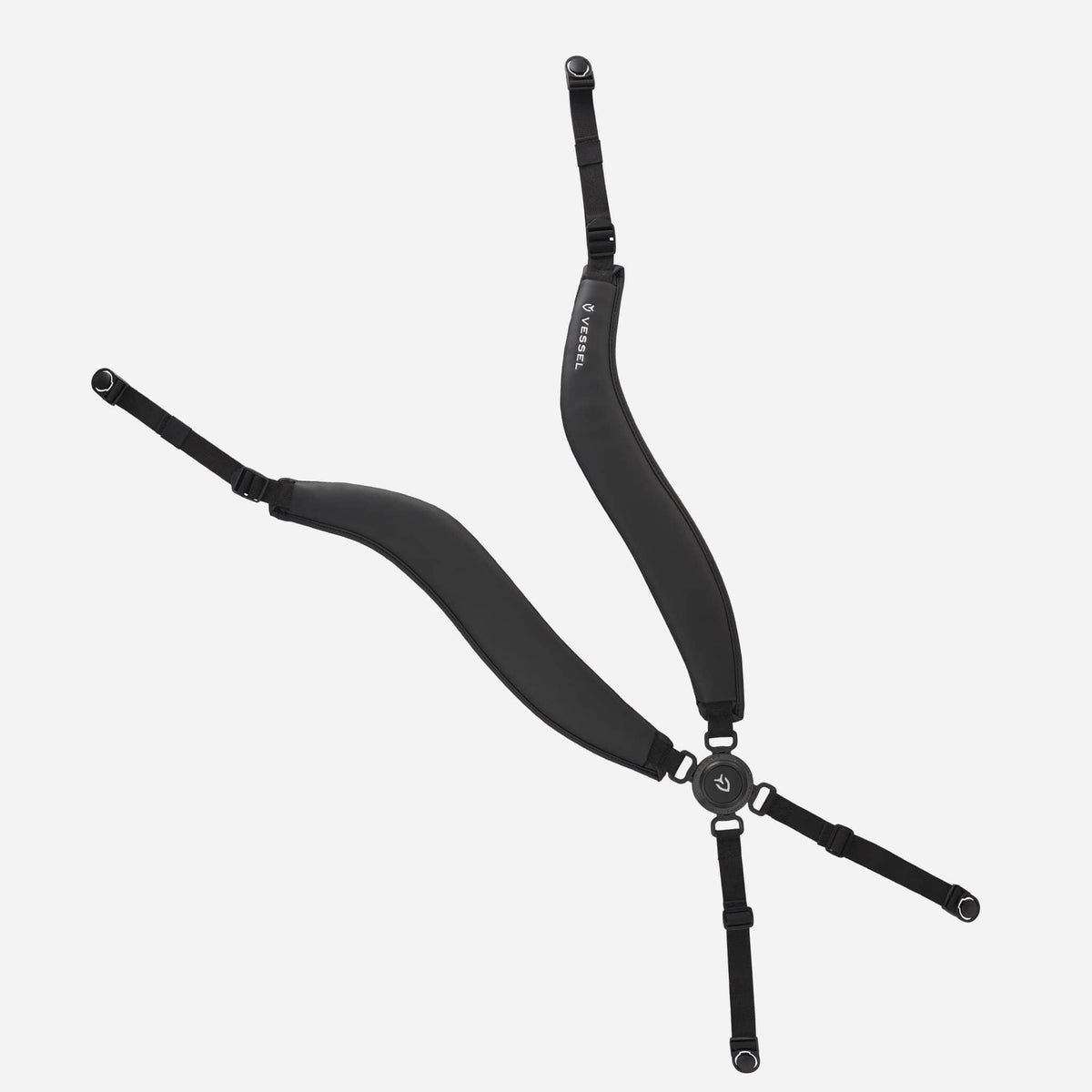 Equilibrium 2.0 Double Strap on a white background #color_matte black