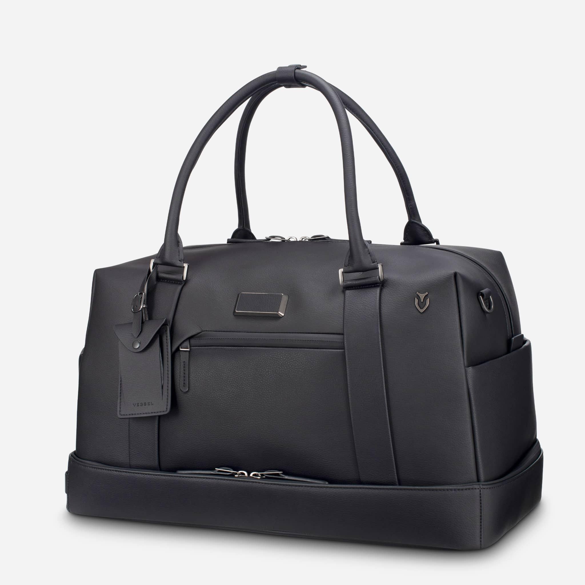 Boston leather handbag