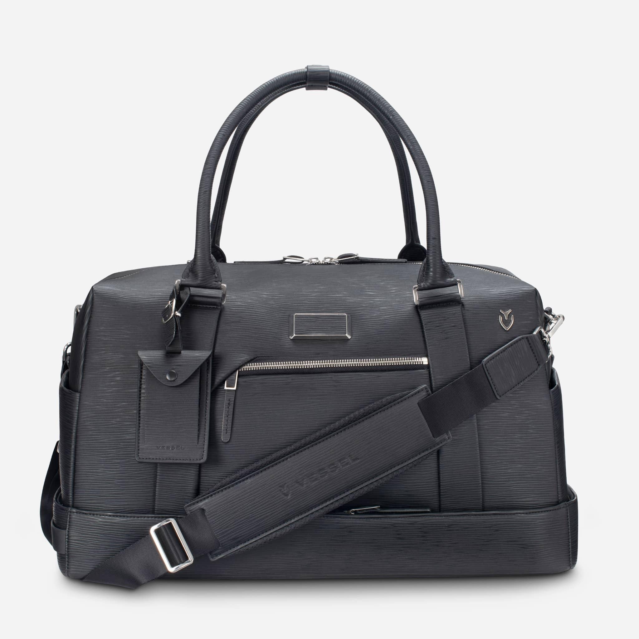 Leather discount boston bag